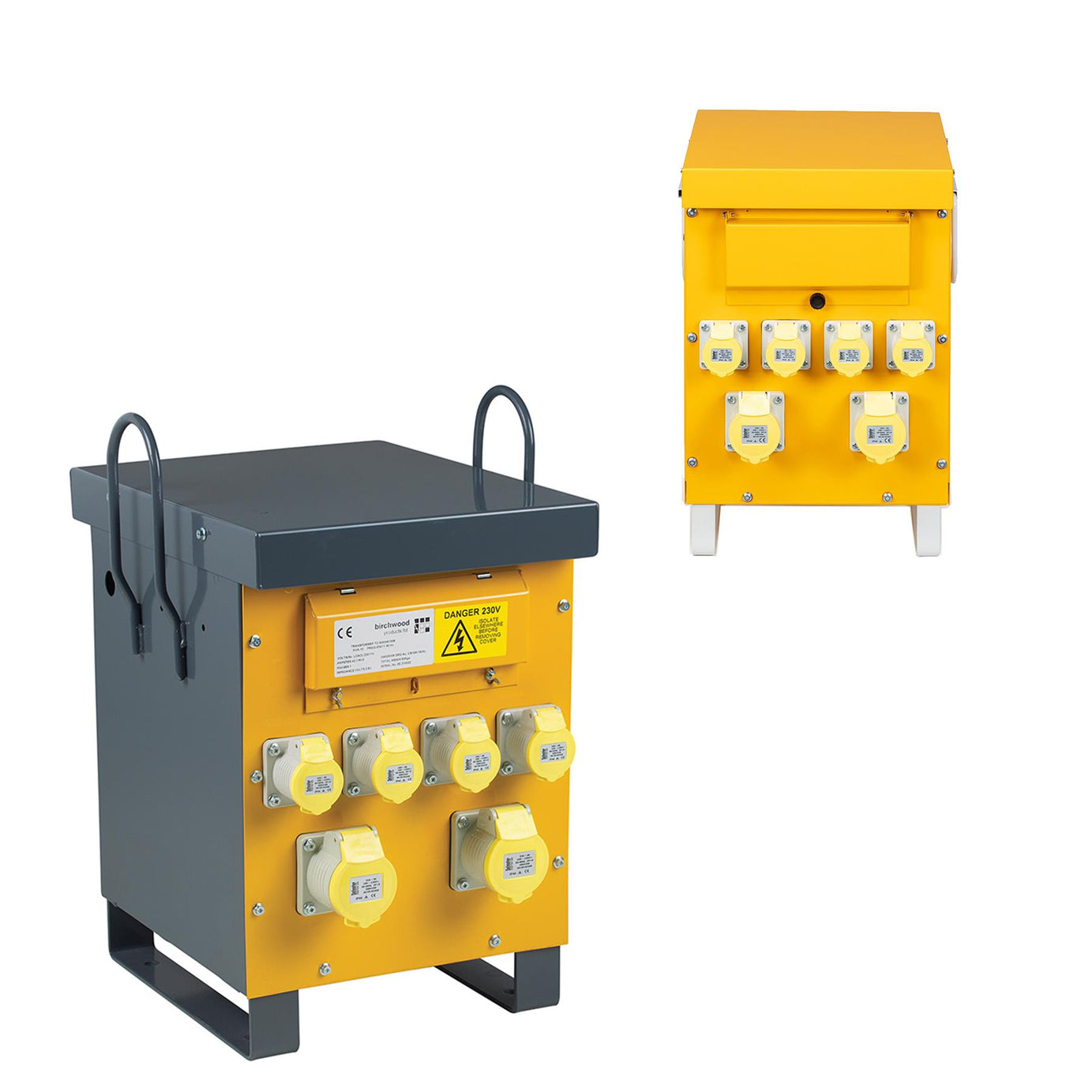 Defender 10kVA 3 Phase Transformer 110V 16A/32A Heavy duty steel enclosure