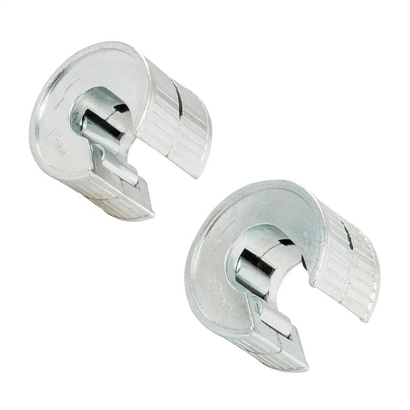 Rotary Copper Pipe Cutter Auto Adjust Wheels 4Pc 15&22mm With 2 X Cutting Wheel