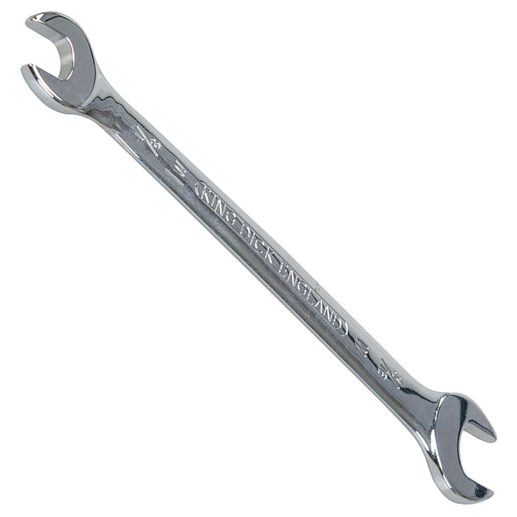 King Dick 1/8" x 3/16"W Whitworth Double Open Ended Spanner Wrench