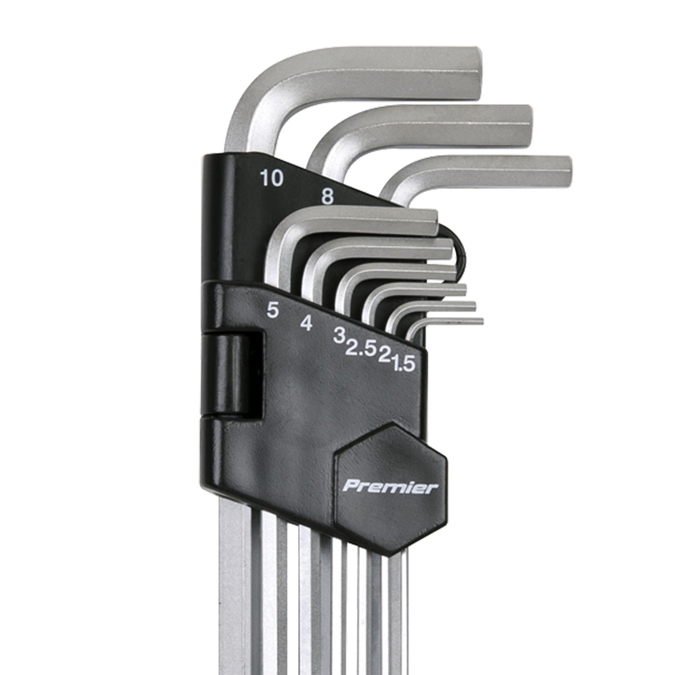 Sealey Hex Key Set 9pc Extra-Long Metric