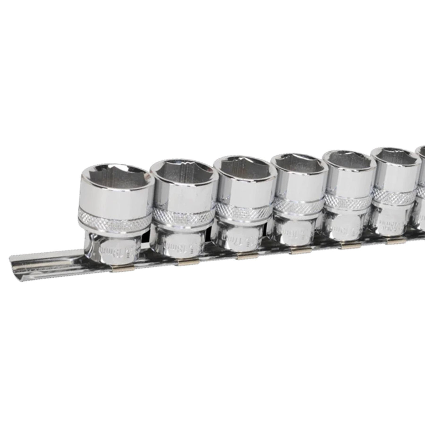 Sealey Socket Set 12pc 3/8"Sq Drive Lock-On 6pt Metric