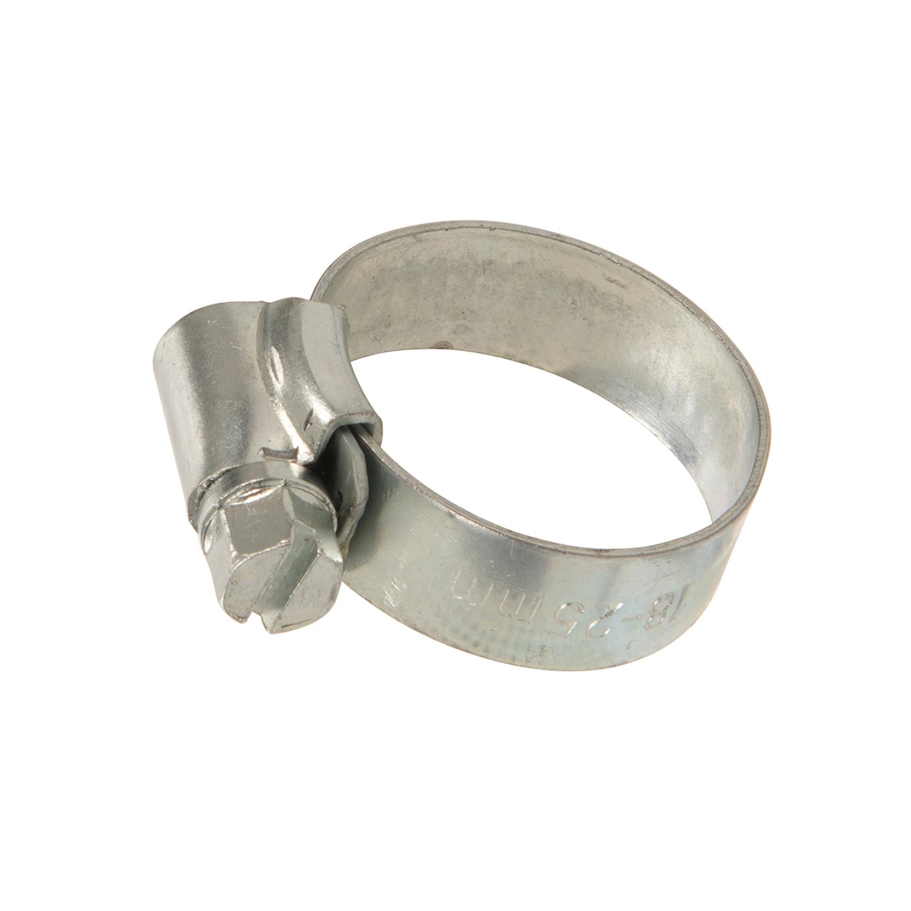 50 X Genuine Stainless Mild Steel Hose Clamp Worm Drive Marine Grade 18 - 25mm