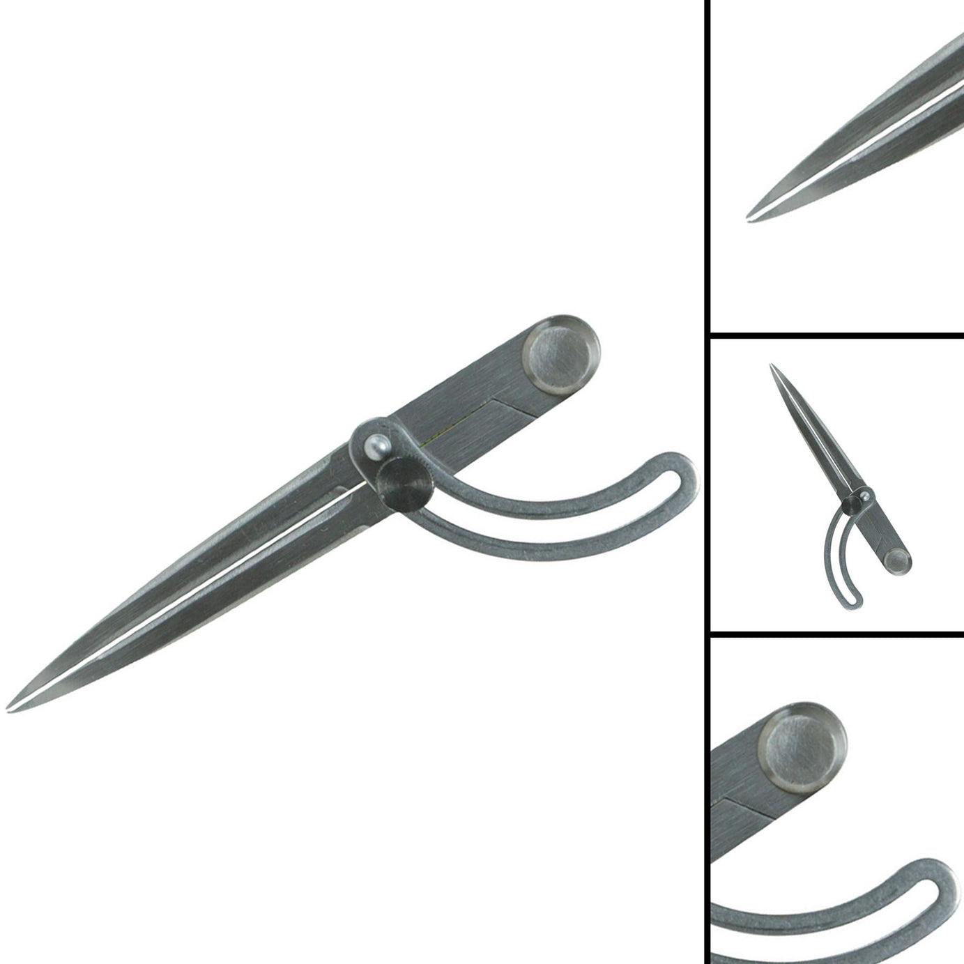 Hinge Joint Divider 195mm Range Hardened And Ground Points With Nut New