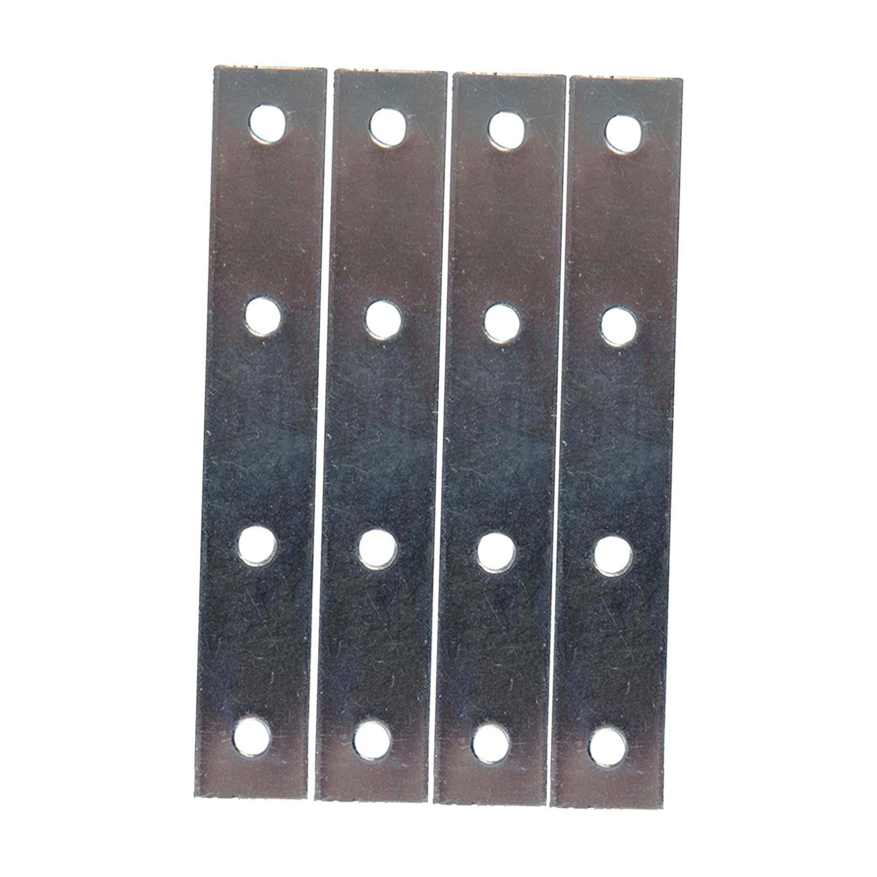 Mending Plates Zinc Plated With Offset Fixing Holes For Timber Repair 200Pk 100mm