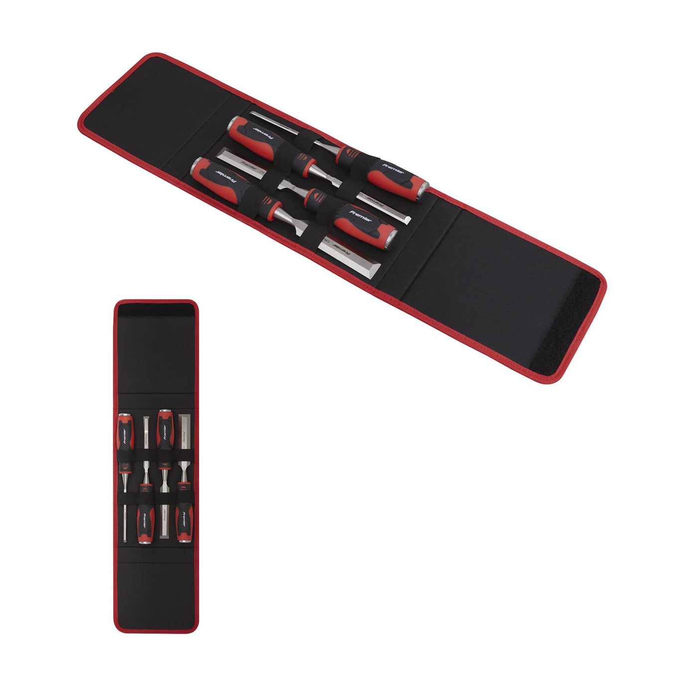 Sealey Hammer-Thru Wood Chisel 4pc Set