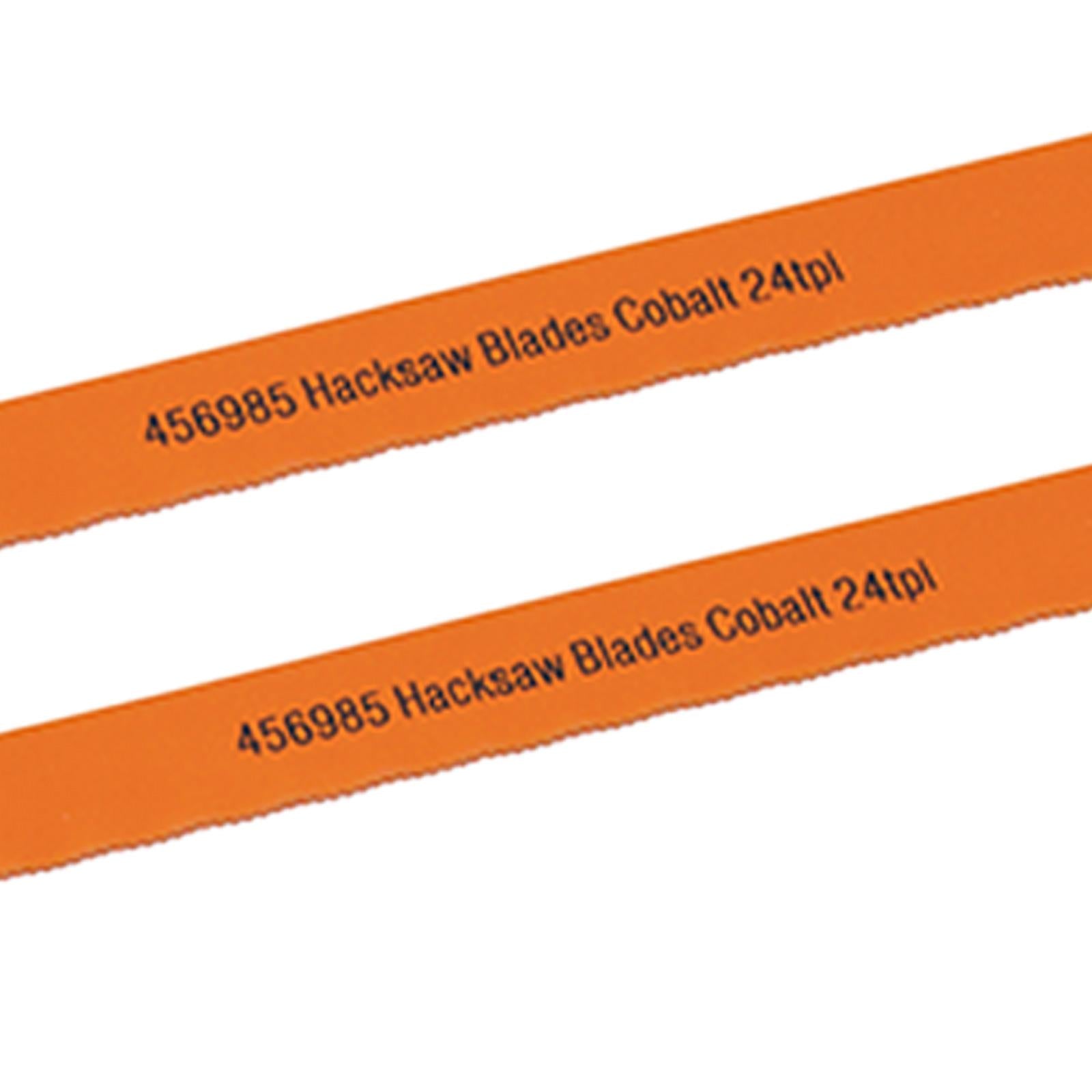 2Pk Hacksaw Blades Cobalt 24Tpi Long-Lasting And Hard Wearing Quality