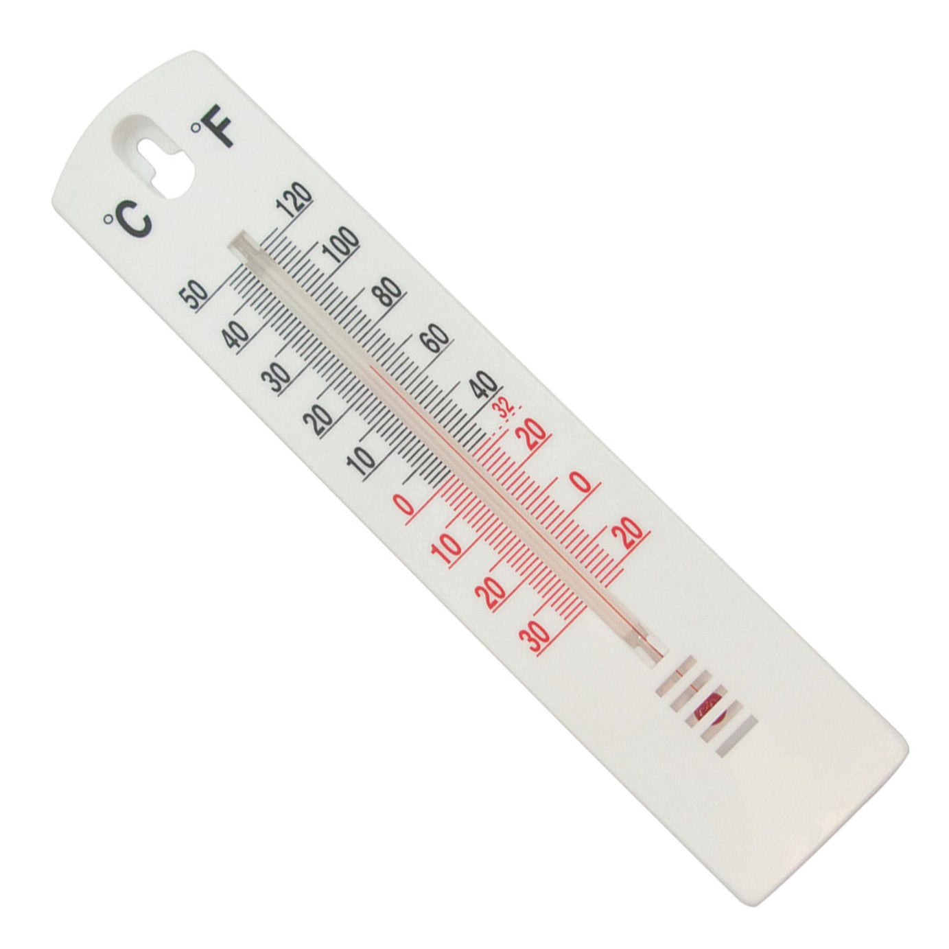 Wall Thermometer 200mm Lightweight Celsius And Fahrenheit Indoor Outdoor