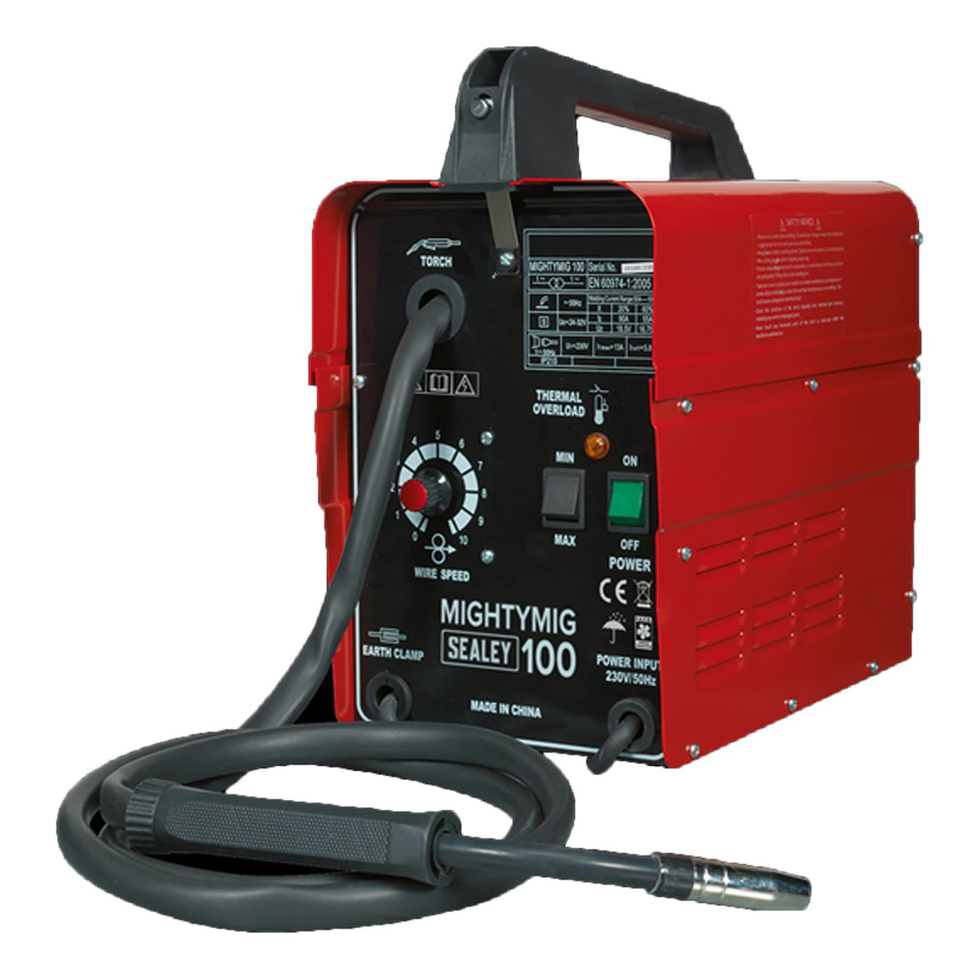 Sealey MIGHTYMIG100 Professional No-Gas MIG Welder 100Amp 230V