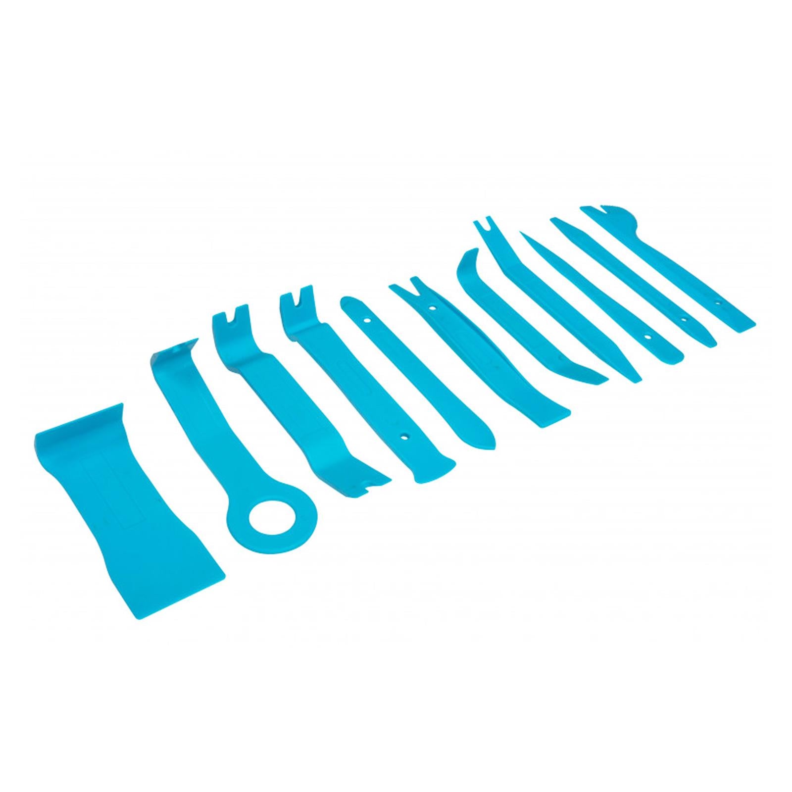 11pc Plastic Car Trim Panel Upholstery Removal Removers NonScratch Set BlueSpot