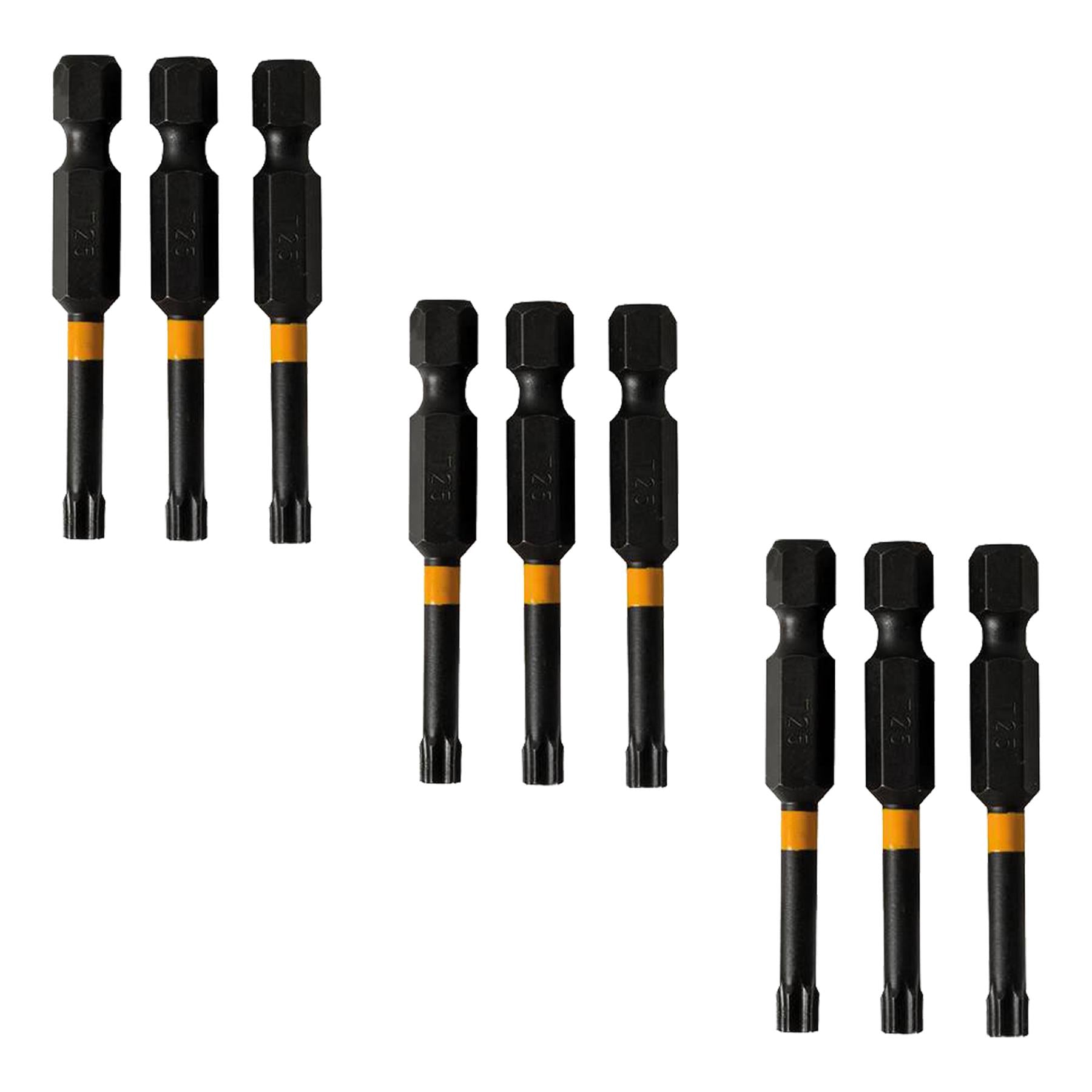 15x T25  High Torque Impact Bit Drill Driver Screwdriver Bits Sets 50mm