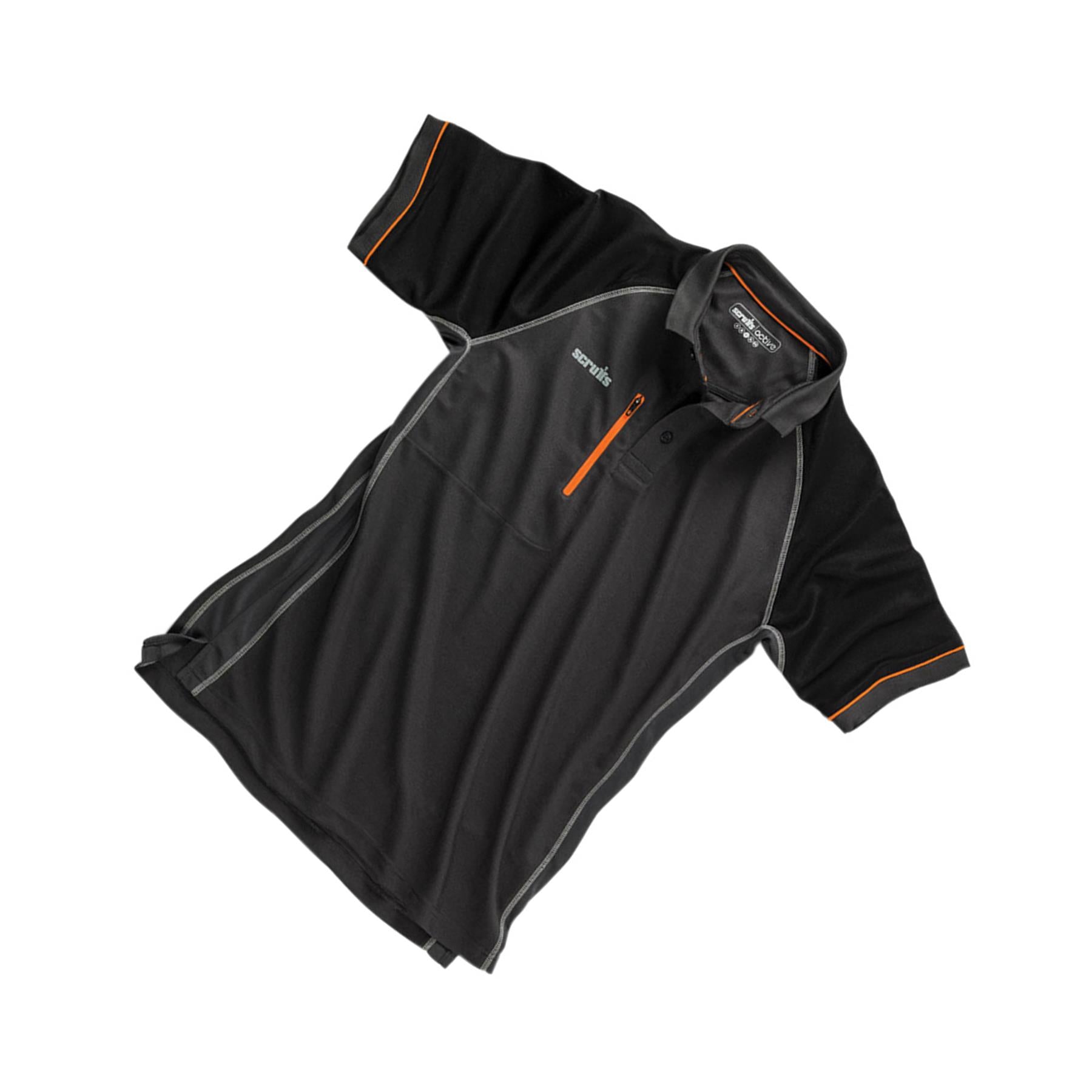 Scruffs Trade Active Polo Shirt Graphite (Size: Small) Men's Work T-Shirt