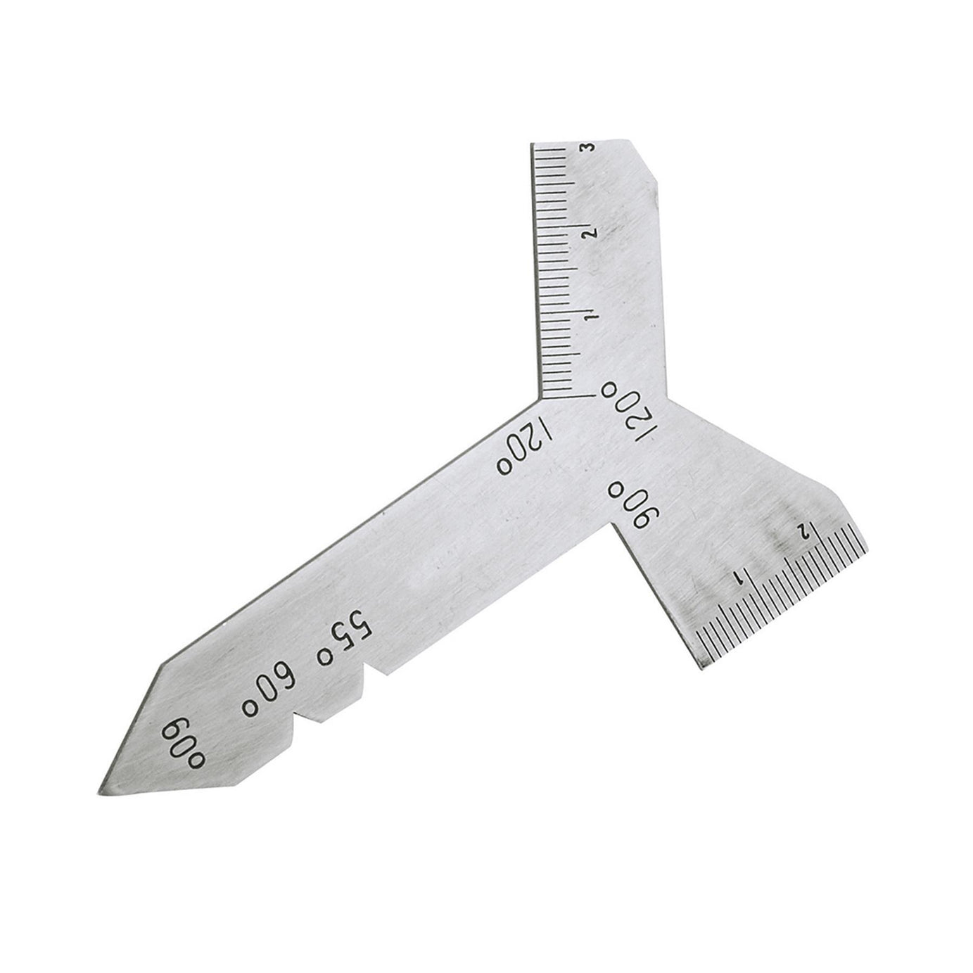 Universal Grinding Gauge 55°, 60°, 90° and 120° Etched, Metric Graduations