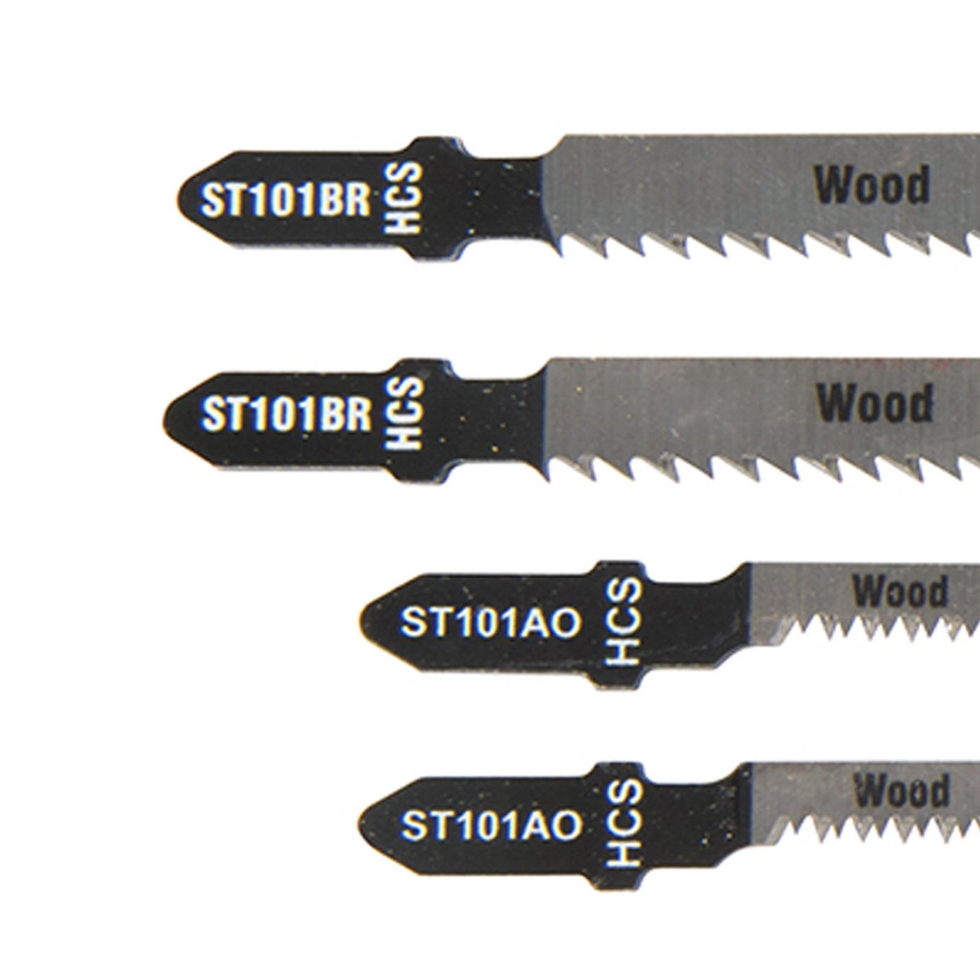 10 Piece Wood & Metal Jigsaw Blade Set - Cutting Blades Professional Work Tool