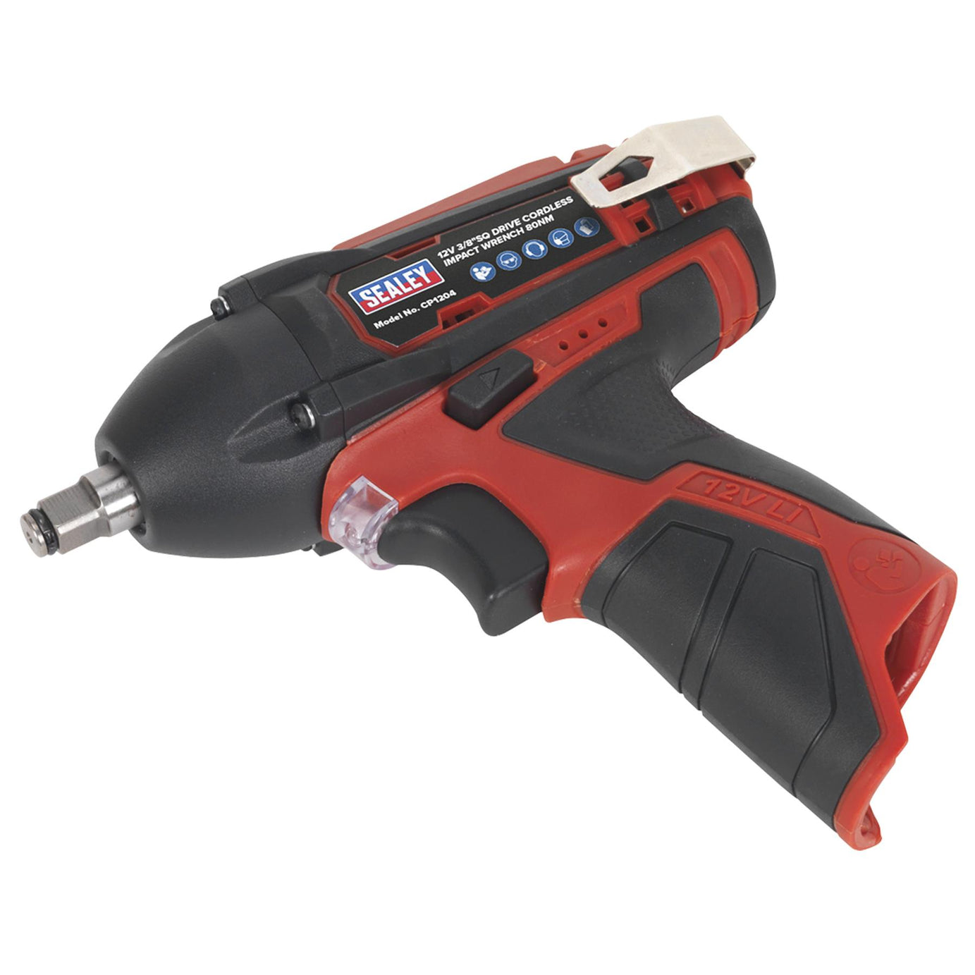 Sealey Impact Wrench 12V 3/8" Sq Drive 80Nm Body Only Garage Workshop