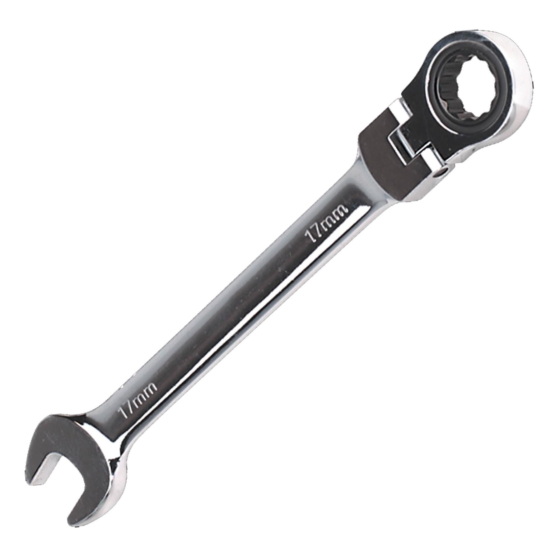 Sealey Flexi-Head Ratchet Combination Spanner 17mm