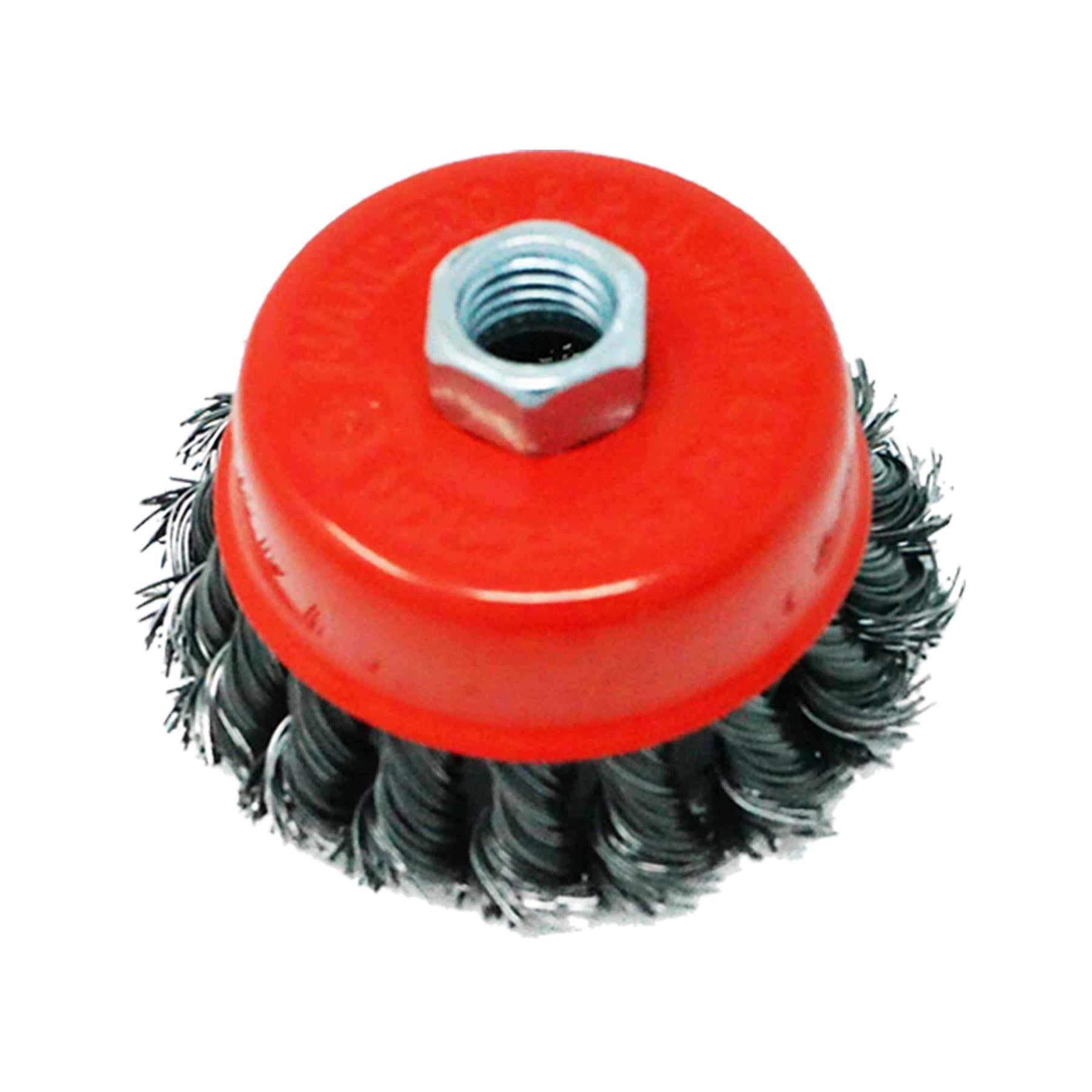 Twist Knot Wire Wheel Cup M14 Crew Brush Sets for 3" Angle Grinder