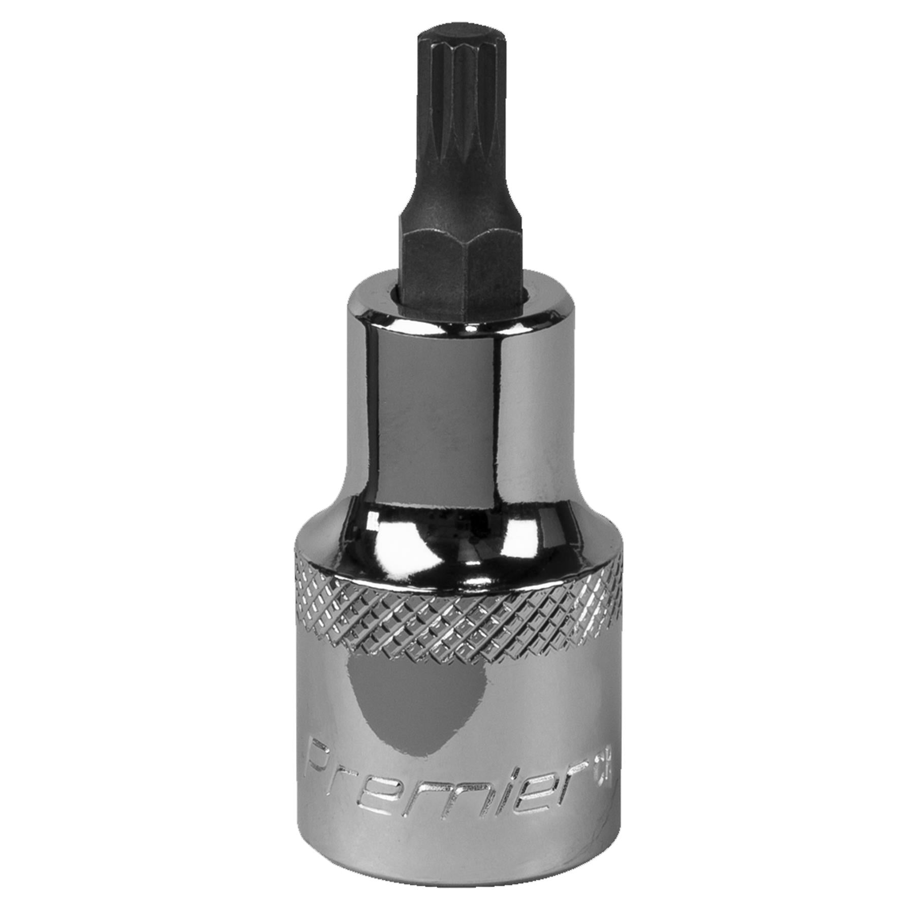 Sealey Spline Socket Bit M6 1/2"Sq Drive Chrome Vanadium