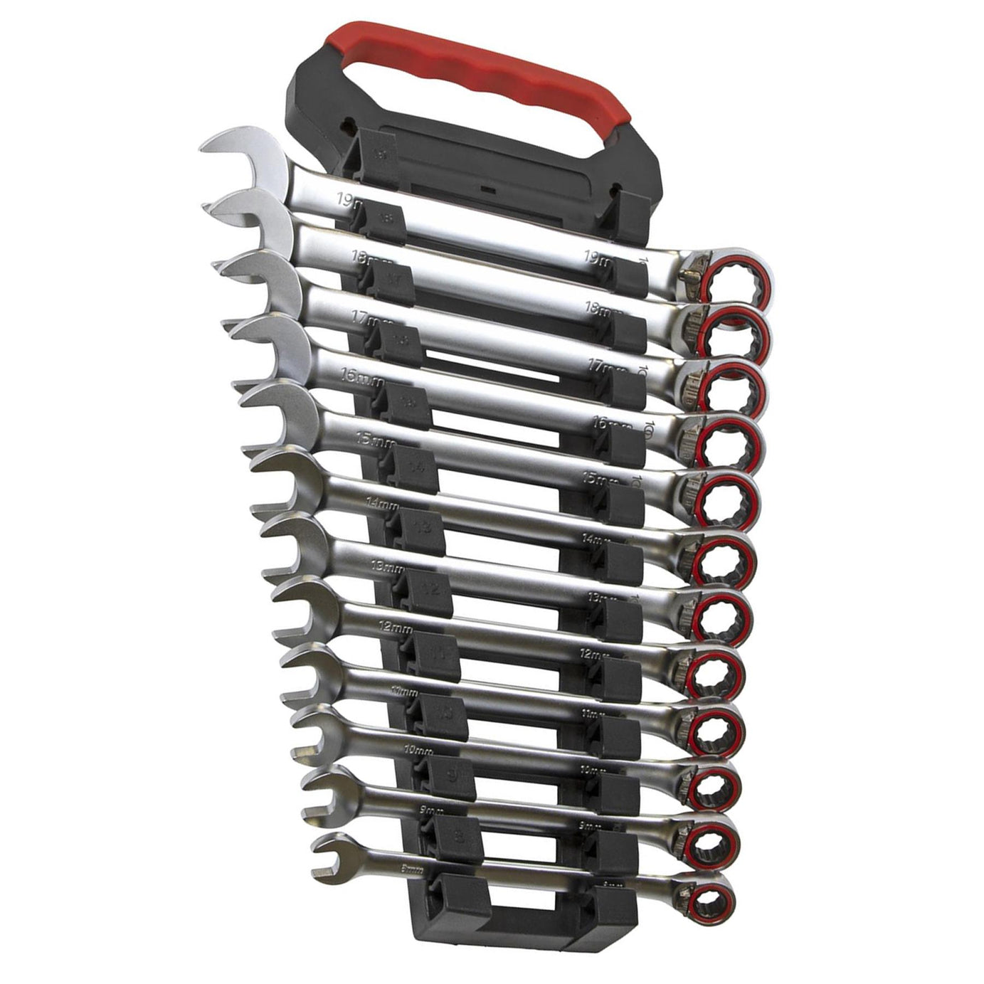 Sealey Reversible Ratchet Comb. Spanner Set 12pc Platinum Series