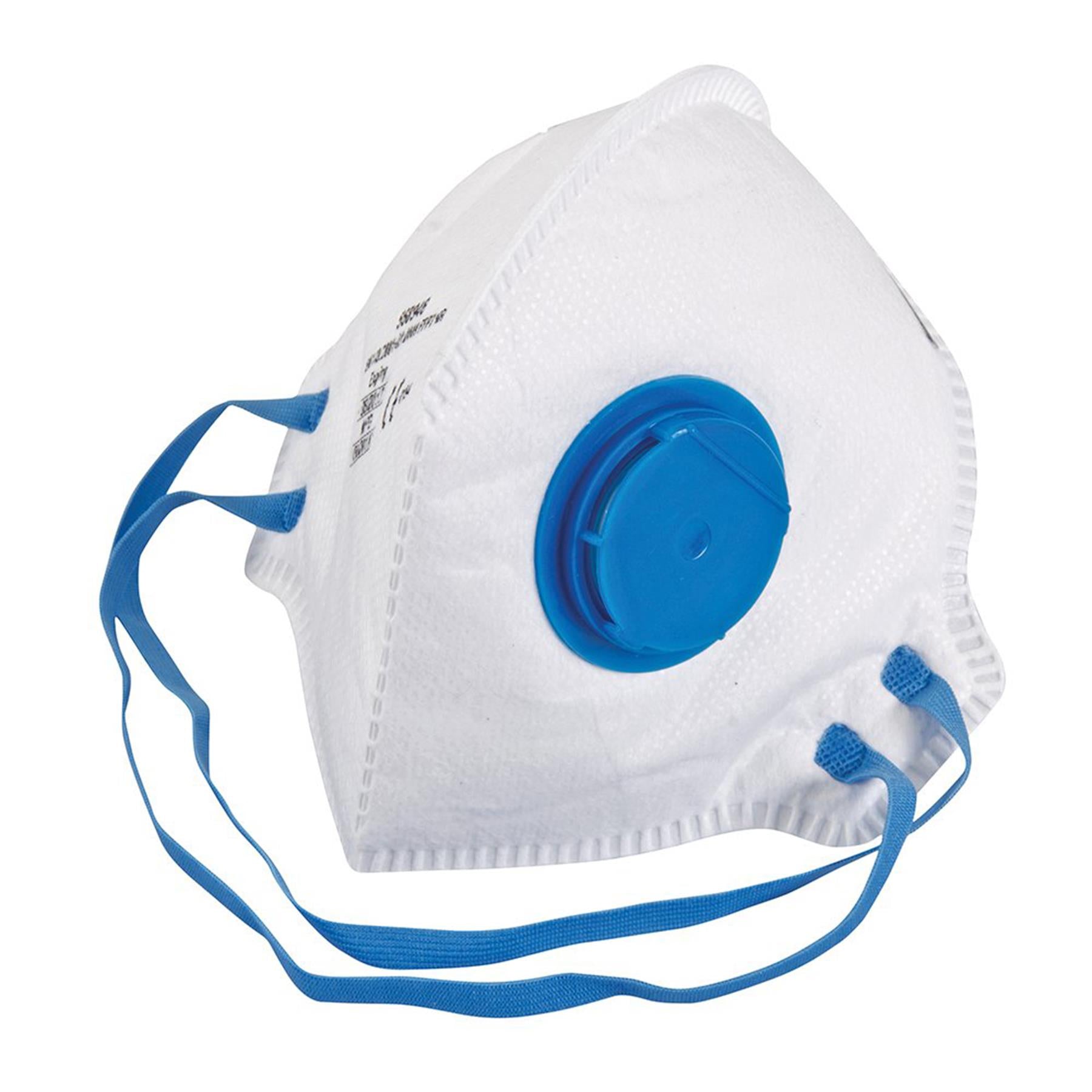 20x Face Mask Respirator FFP2 Valved Sanding Paint Aerosol Dust Safety