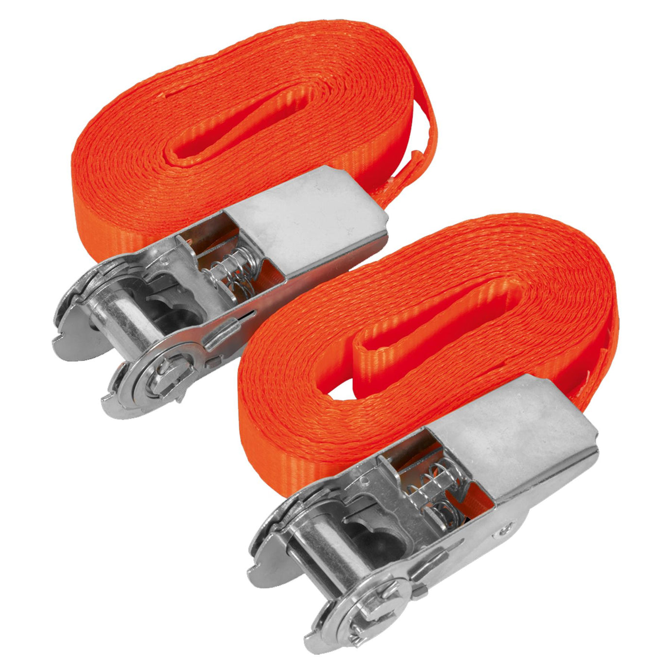 Sealey S/Securing Ratchet Tie Down 25mm x 4.5m 800kg Load - Pair