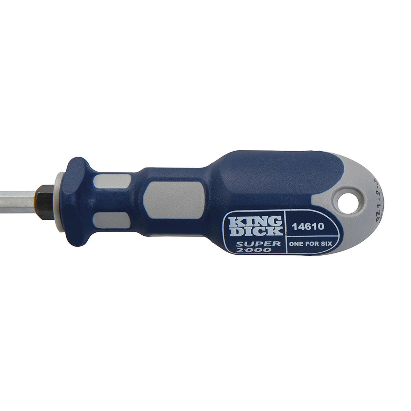 King Dick 6 in 1 Universal Screwdriver Fits Pozi 1, 2 & 3 and Phillips 1, 2 & 3