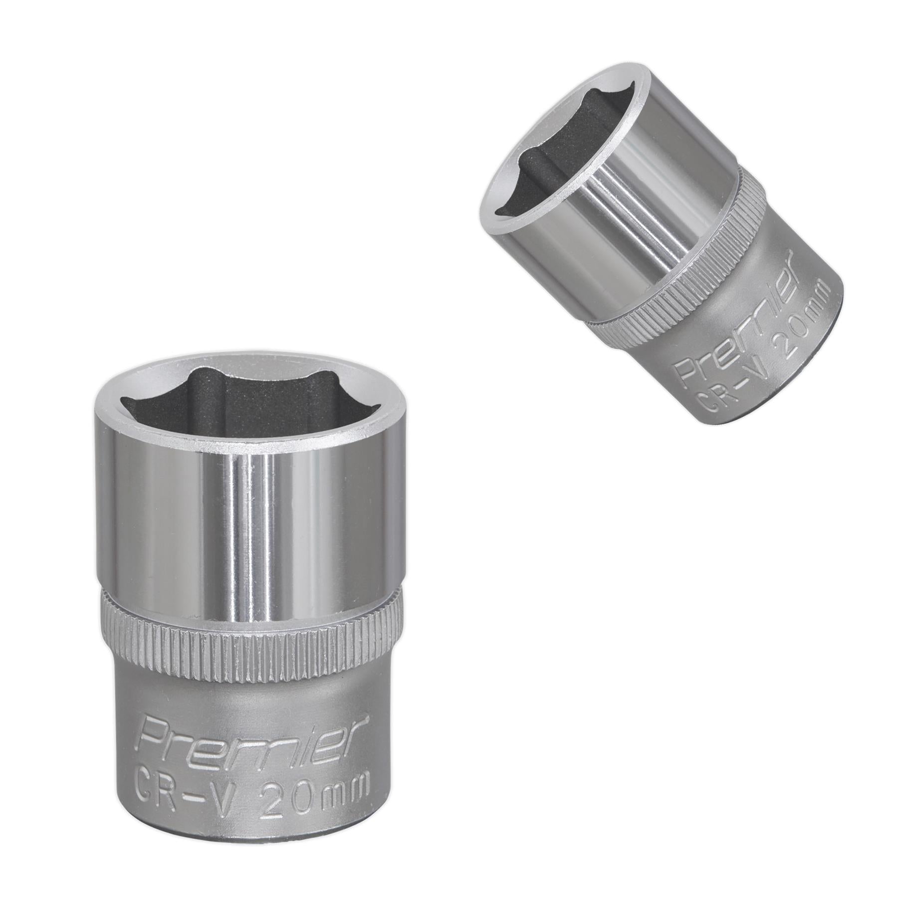 Sealey WallDrive Socket 20mm 1/2"Sq Drive