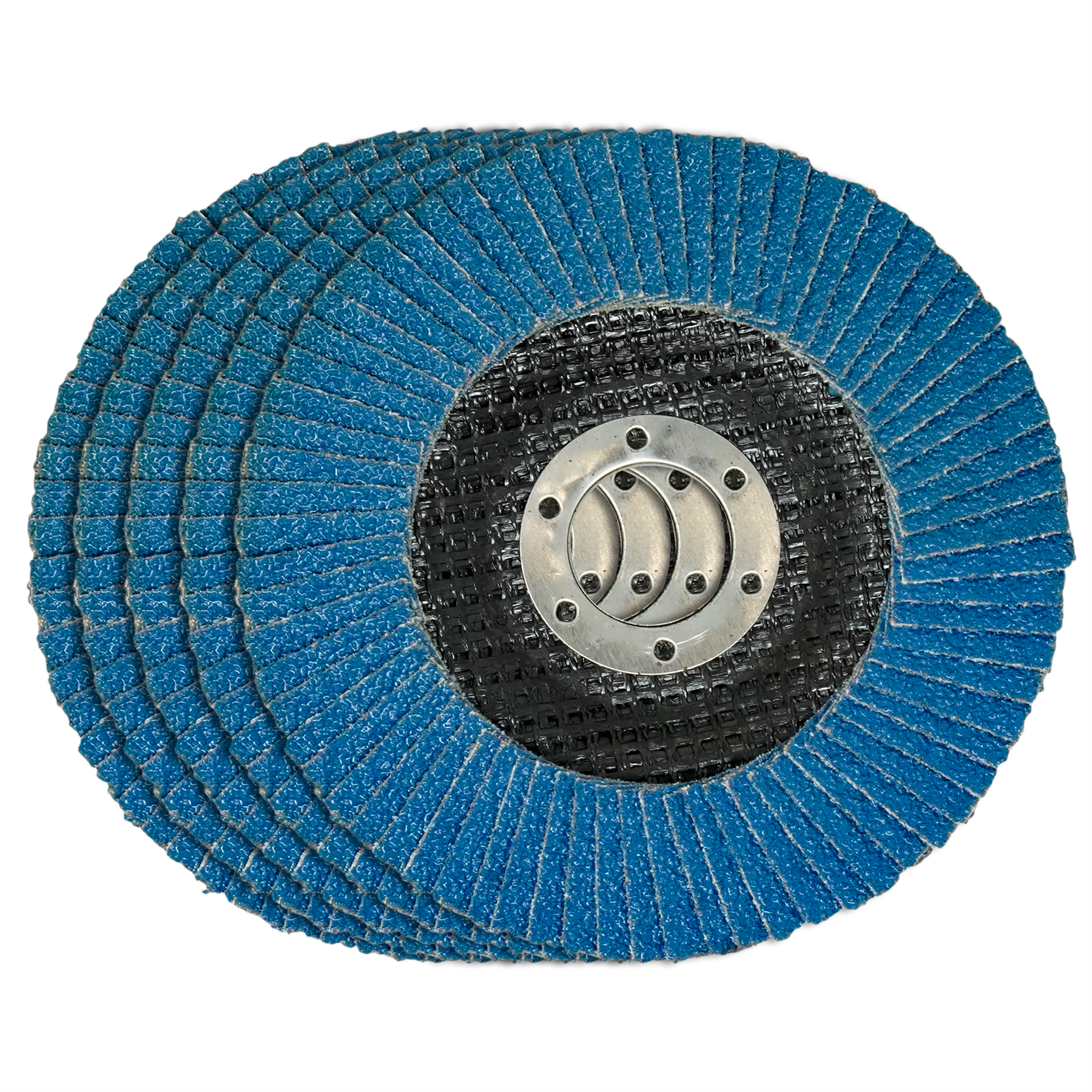 5 x Flap Sanding Grinding Discs 115mm 120 Grit Zirconium Oxide Zircon