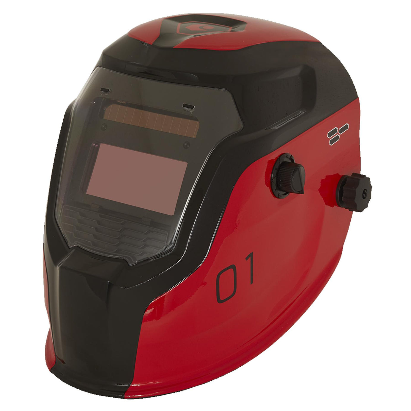 Sealey Welding Helmet Auto Darkening - Shade 9-13 - Red