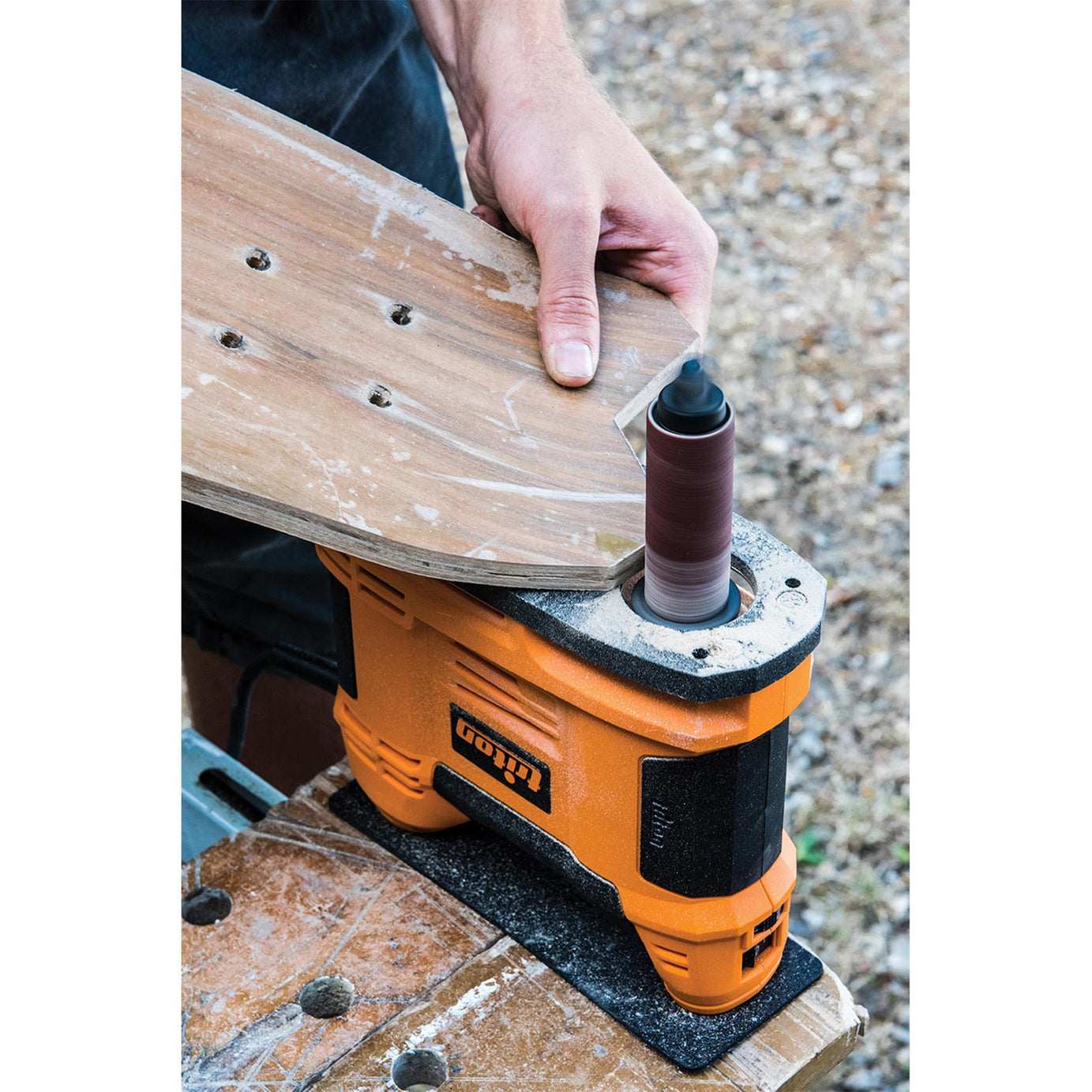Portable Oscillating Spindle Sander Dual-Action Rotating For Fast Sanding 650W