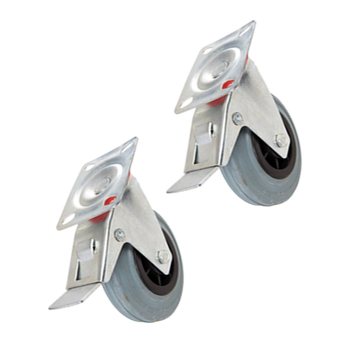 Heavy Duty Swivel Rubber Castor Caster Wheels Cart Wheel 125mm 3 PC