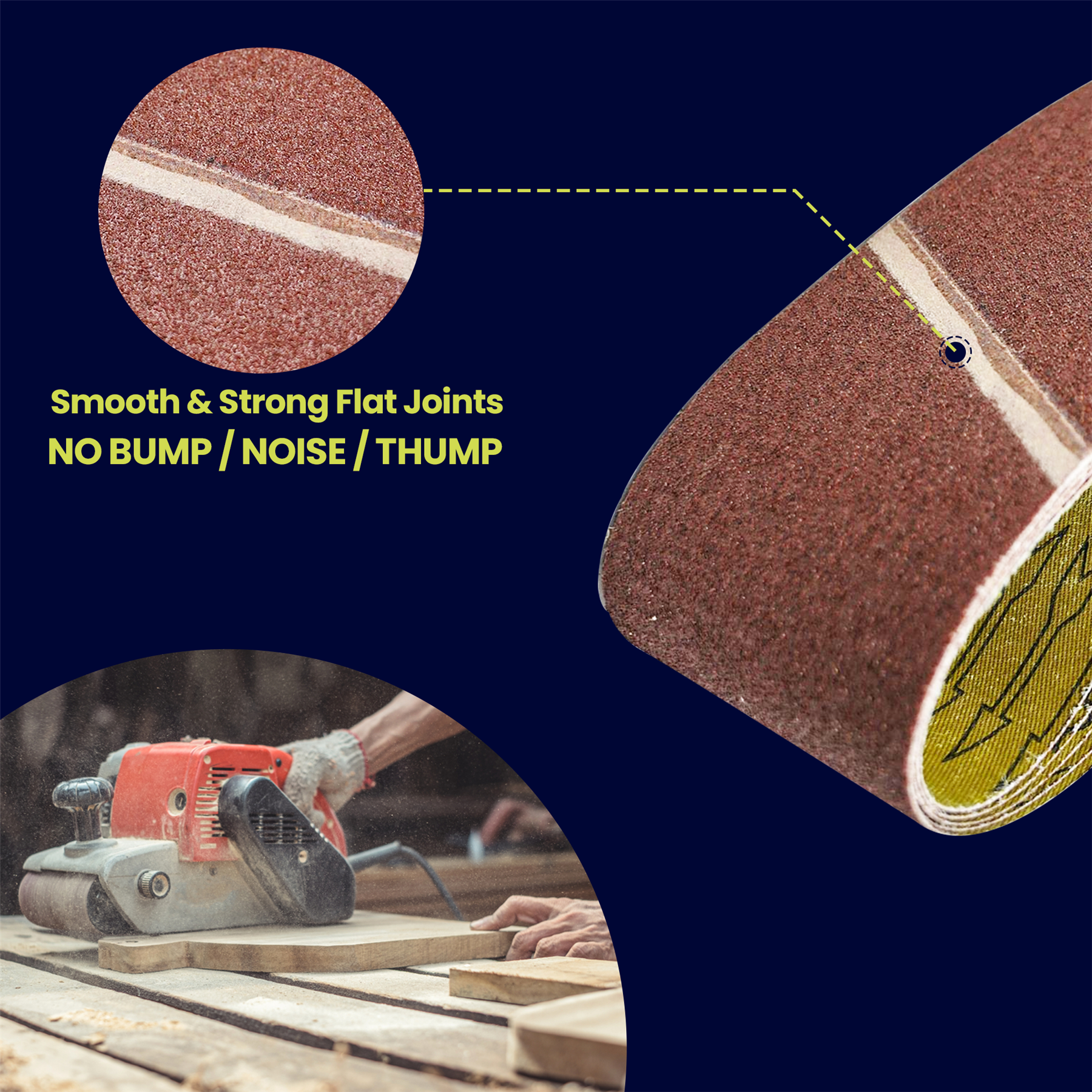 10 Pack 40 Grit 60 X 400mm Sanding Belts Sanders Very Coarse High Quality