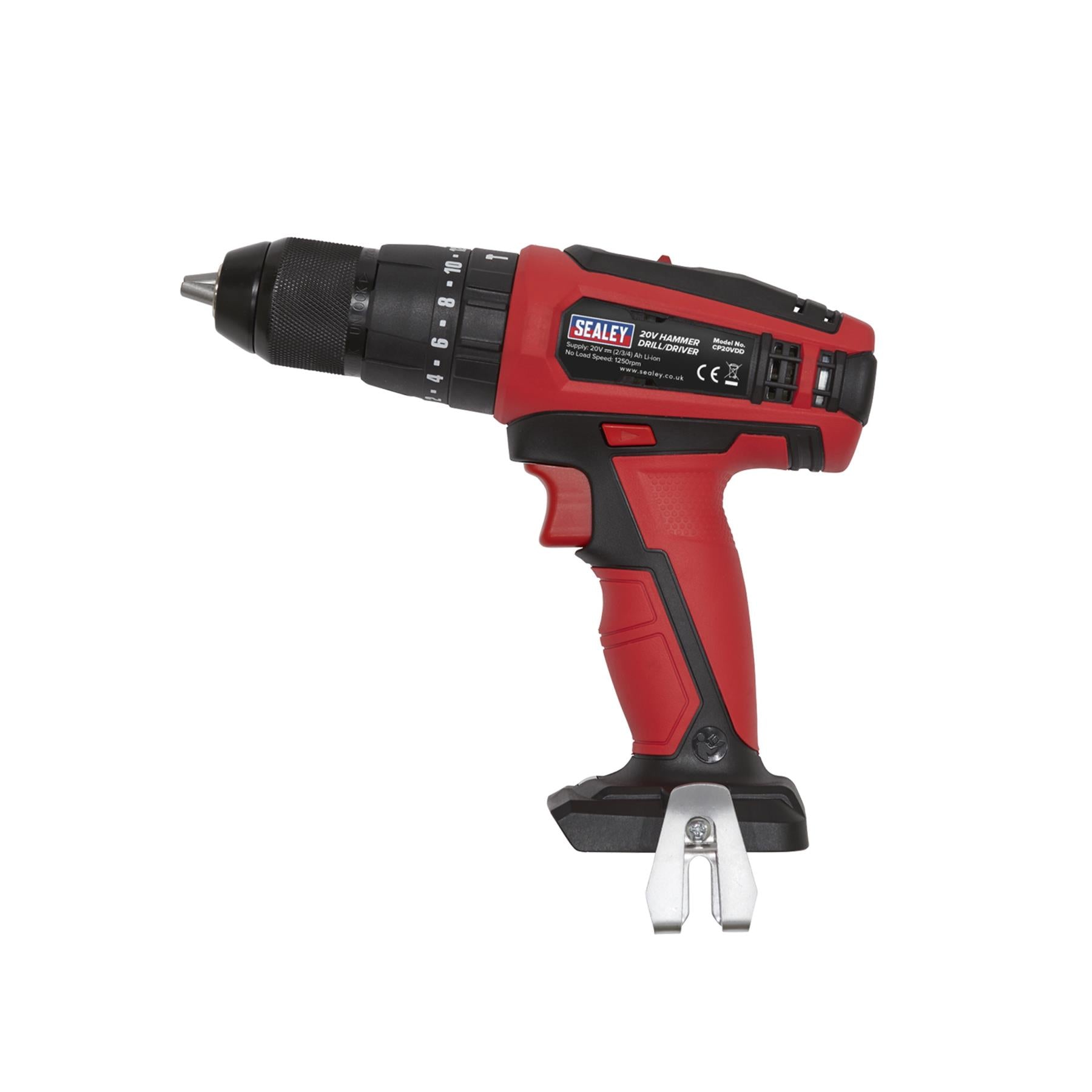Sealey Hammer Drill/Driver Ø13mm 20V - Body Only