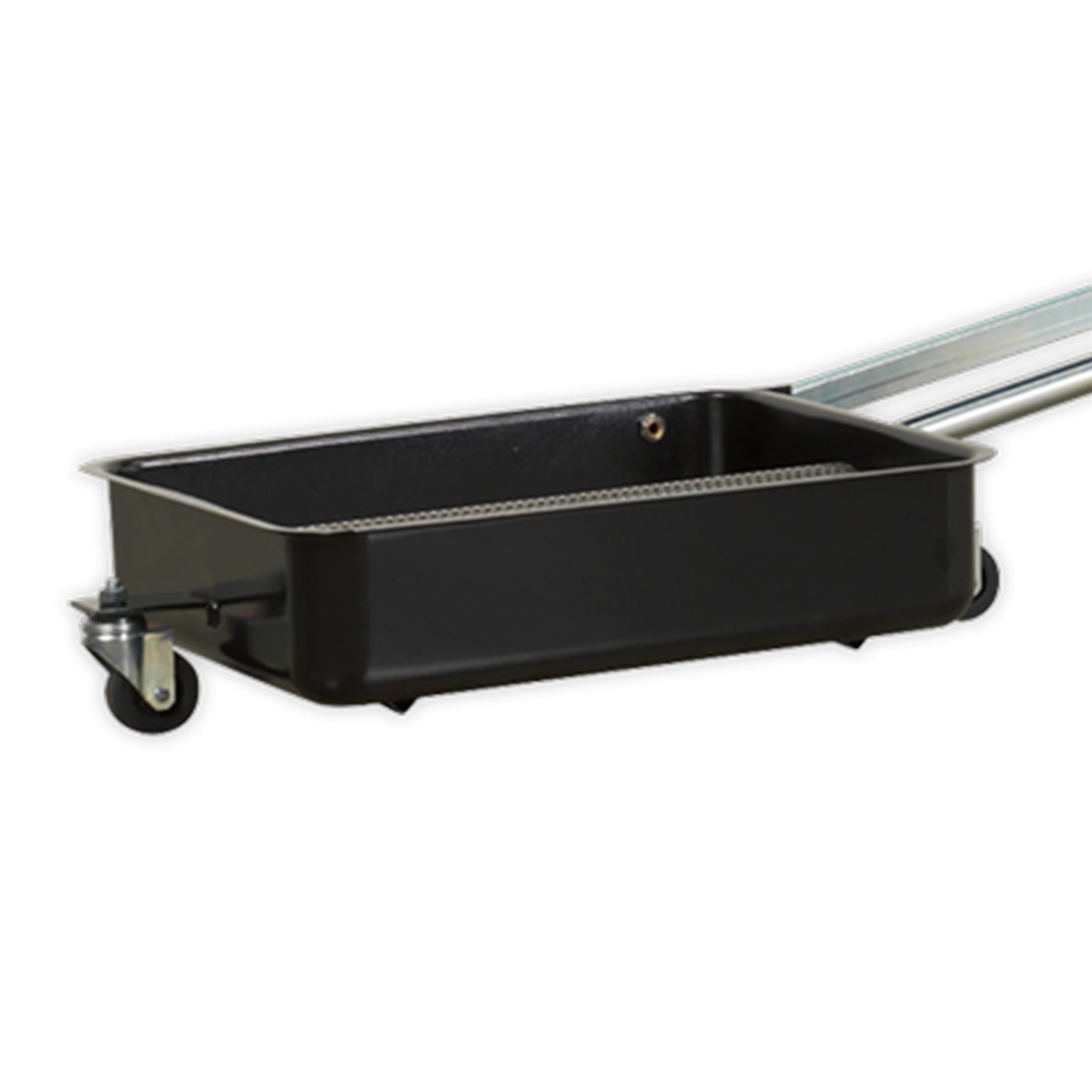 Sealey Mobile Oil Drainer + Probes 80L Cantilever Air Discharge