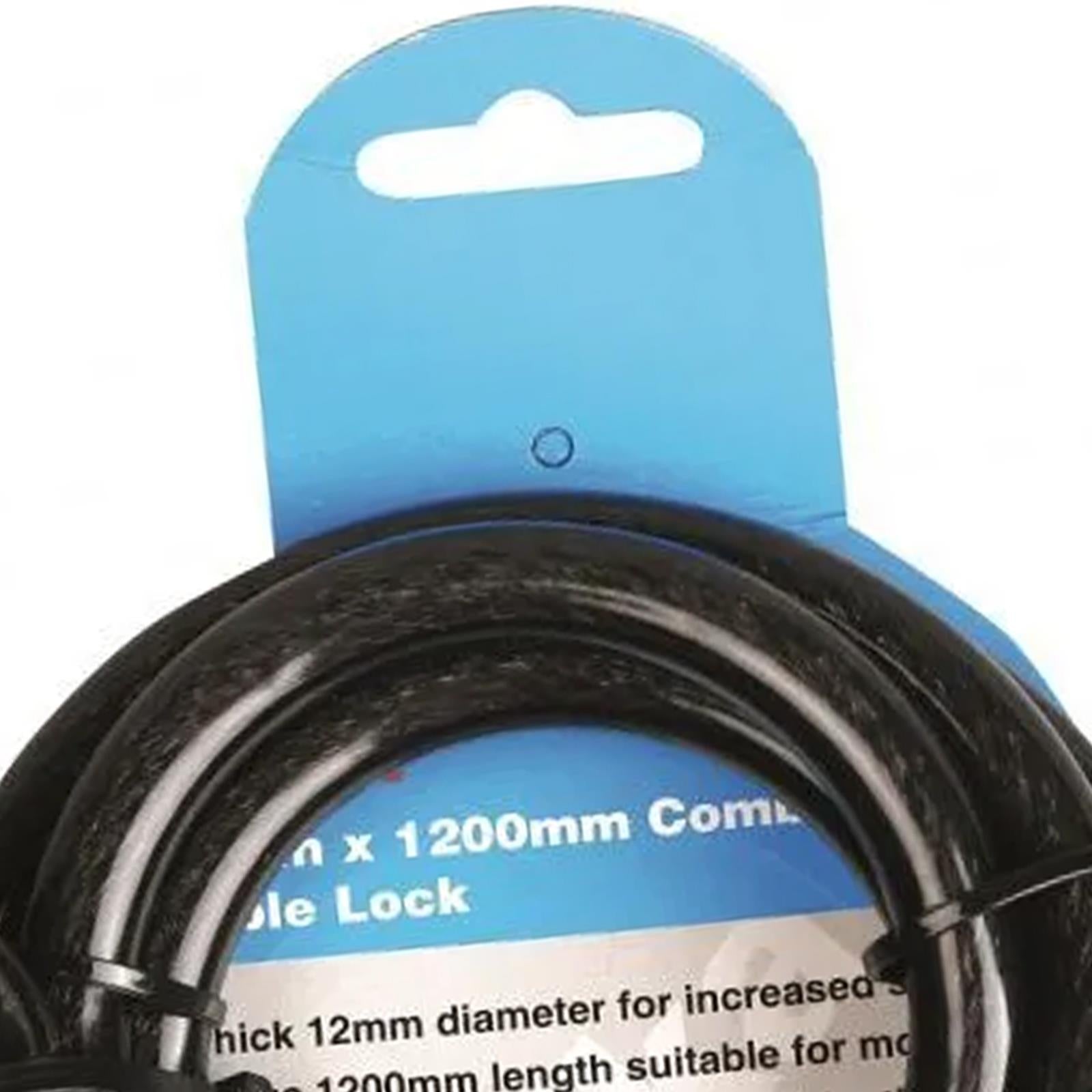 Combination Cable Lock Heavy Duty