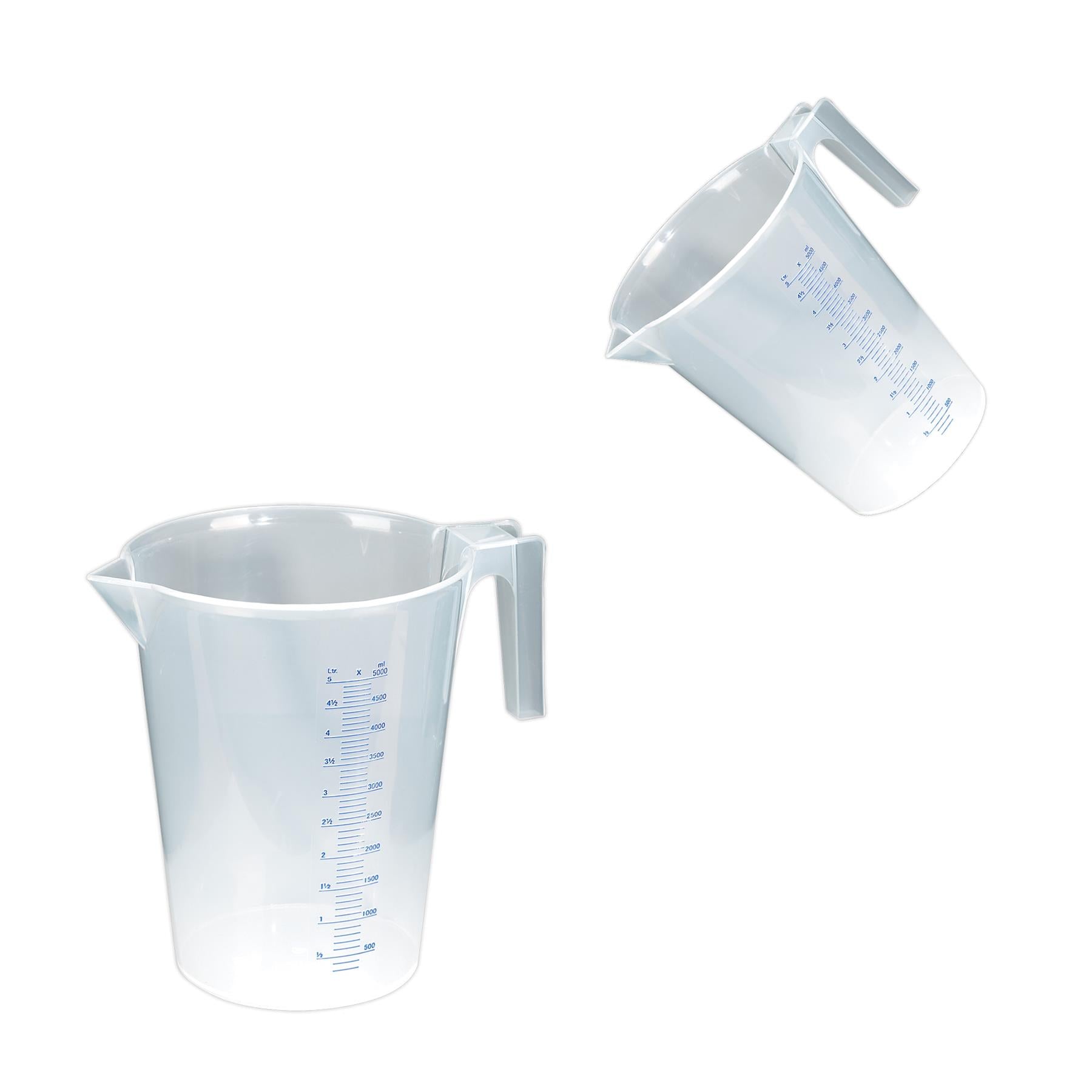 Sealey Measuring Jug Translucent 5L