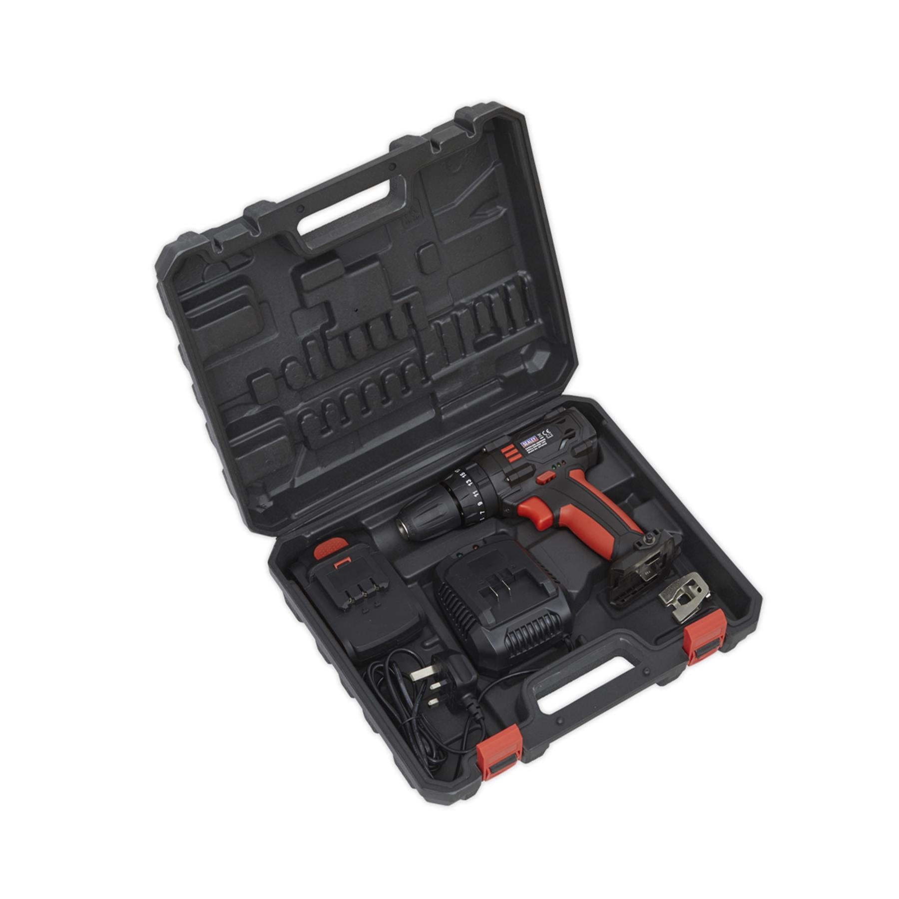 Sealey 18V Cordless Hammer Impact 1.5Ah Lithium-ion 2-Speed Fast Charger