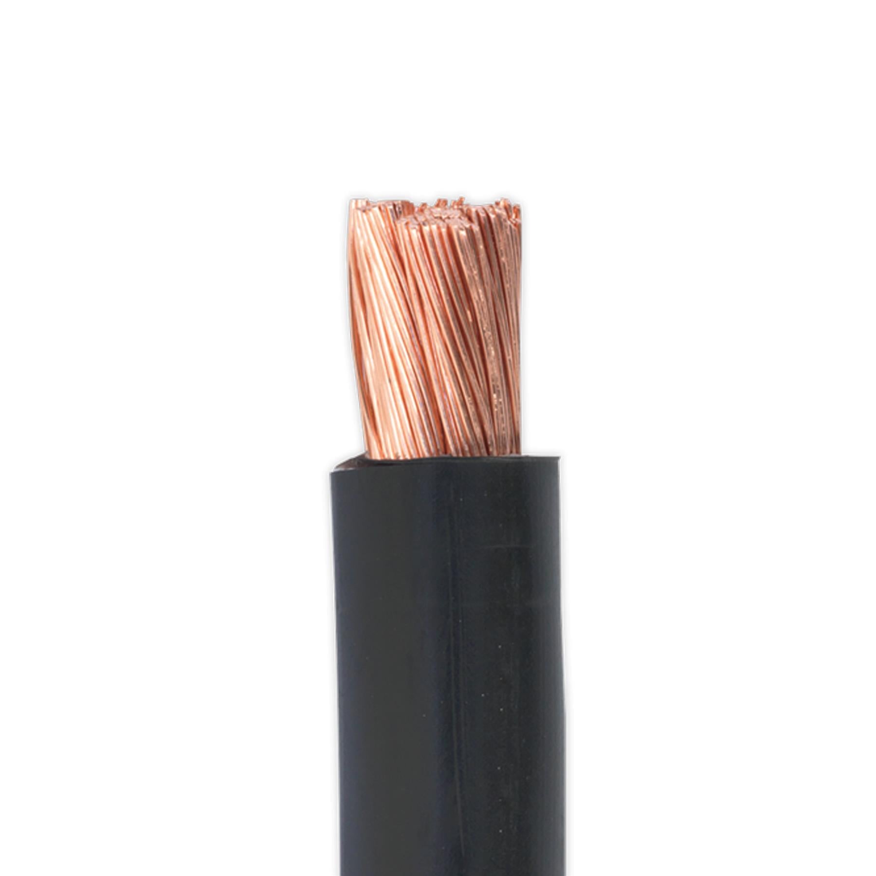 Sealey Automotive Starter Cable 315/0.40mm 40mm 300A 10m Black