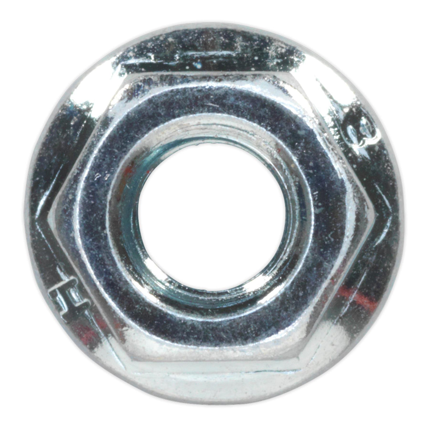 Sealey Flange Nut Serrated M6 Zinc Pack of 100