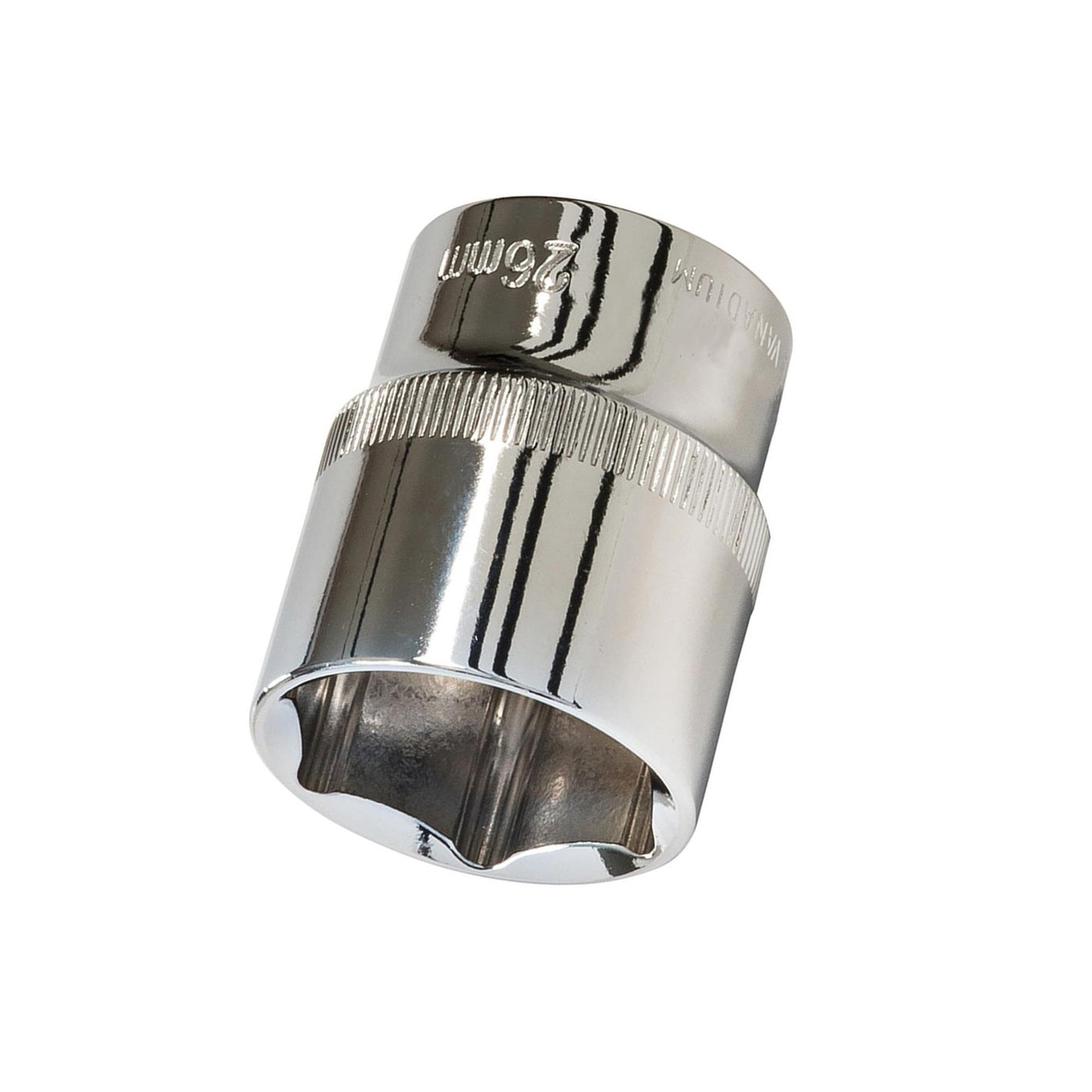 Socket 1/2" Drive Metric Hex Square 26mm Individual Hex Polished Crv Quality