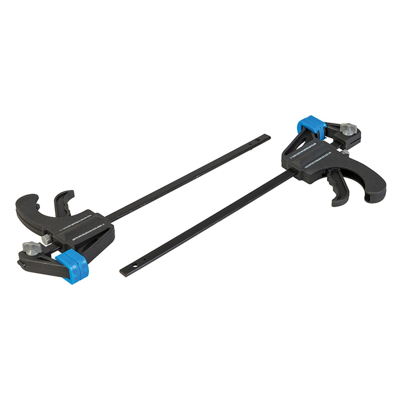 150mm 6" Mini Quick Rapid Light Weight Ratchet Bar Clamps 2pk Woodwork