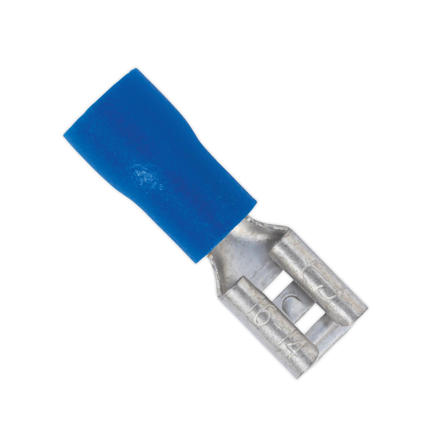 Sealey Push-On Terminal 4.8mm Female Blue Pack of 100
