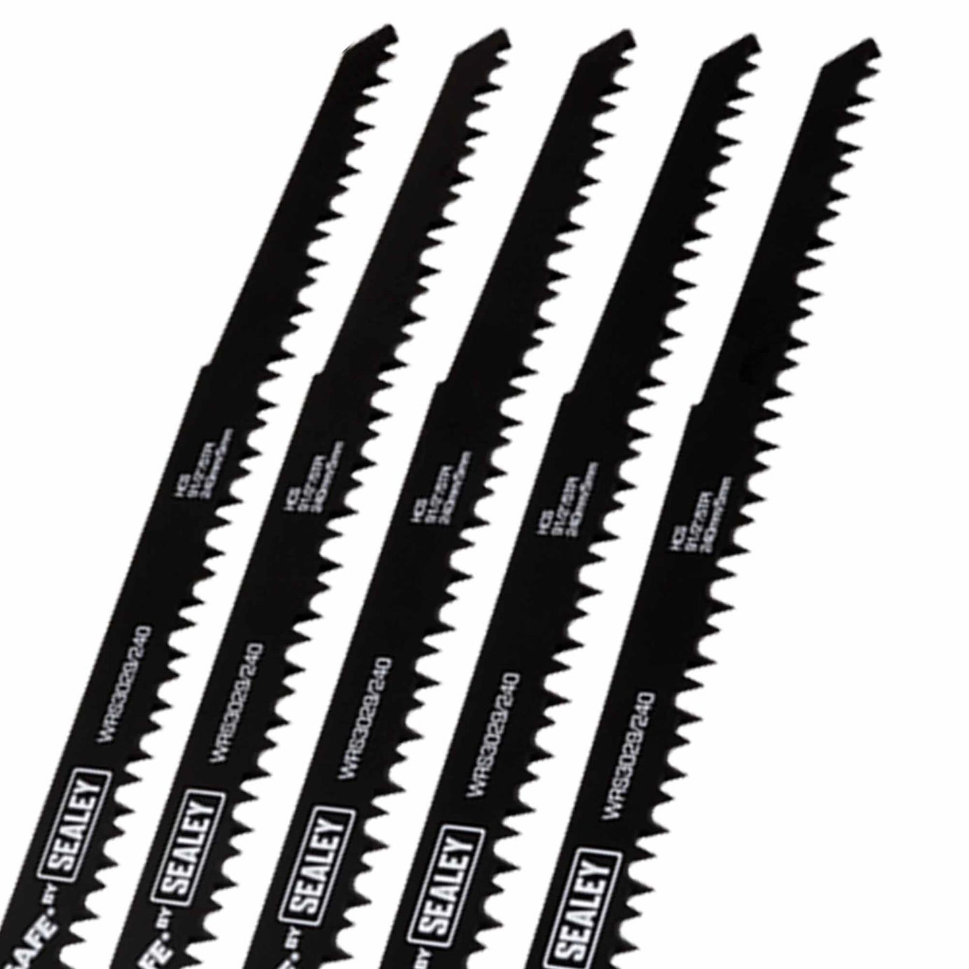 Reciprocating Saw Blade 240mm 5tpi - Pack of 5. WRS3029/240. Sealey