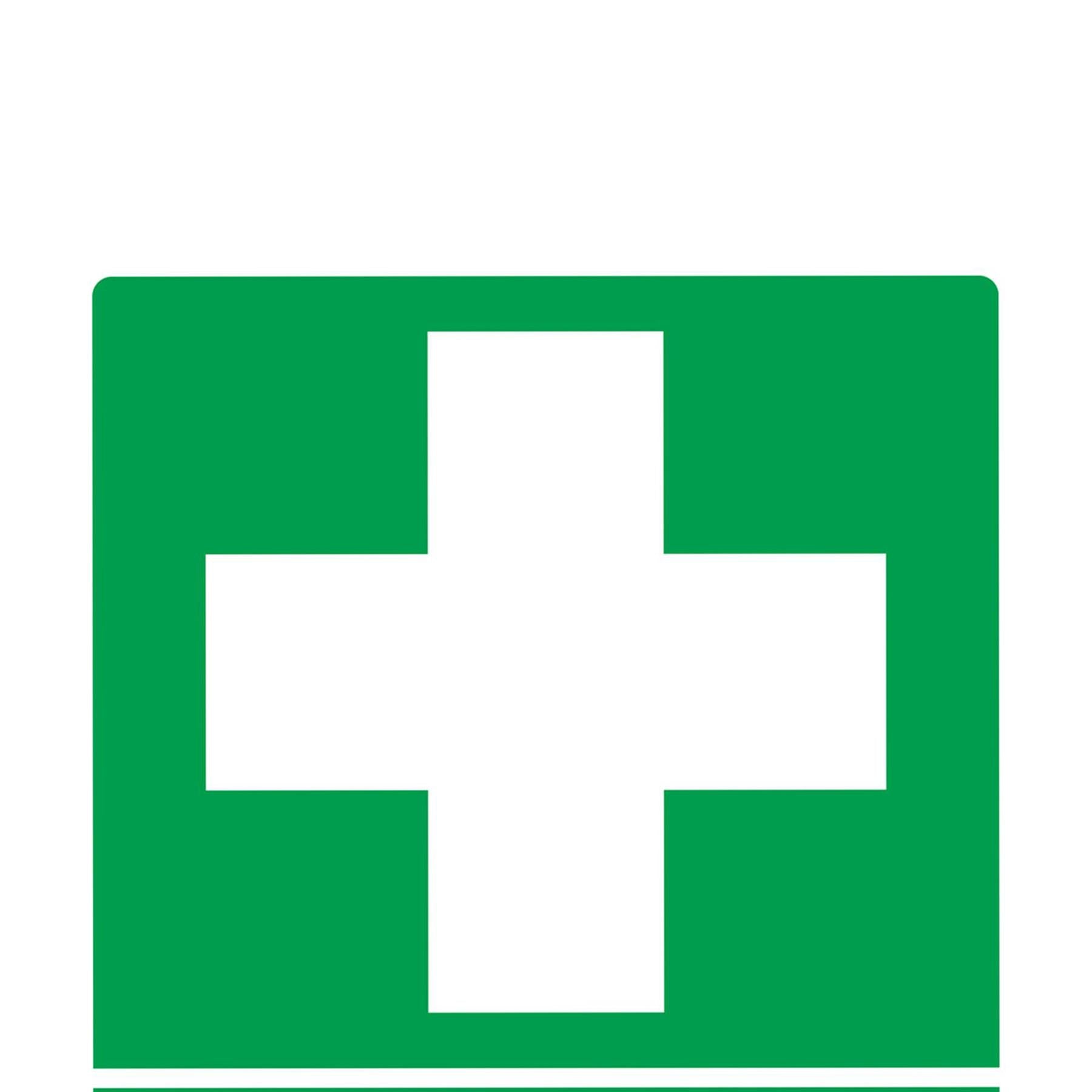 Sealey Safety Sign - First Aid - Rigid Plastic - Pack of 10