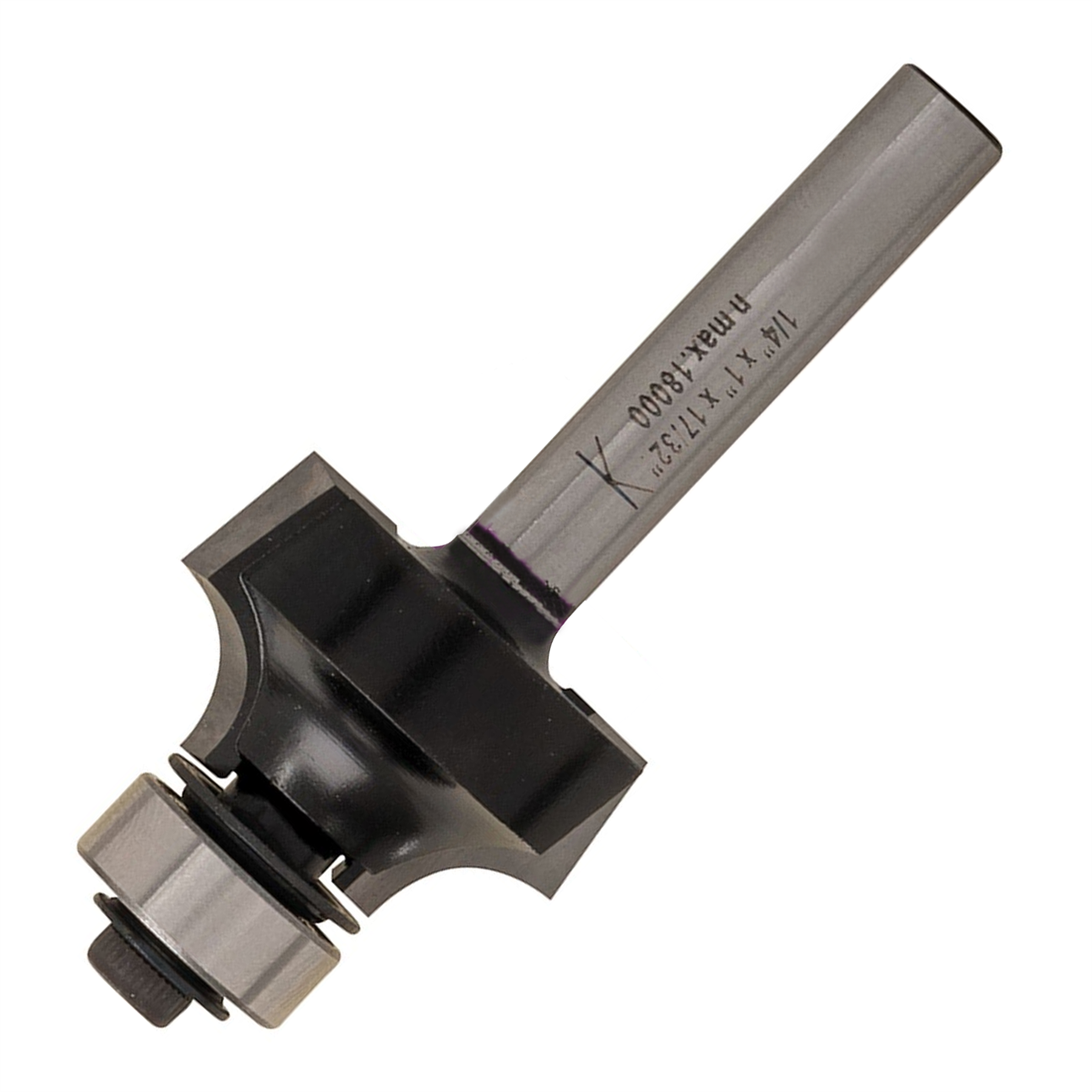 1/4" Roundover Bit 1" X 17/32" Single-Piece High-Strength Body High Quality