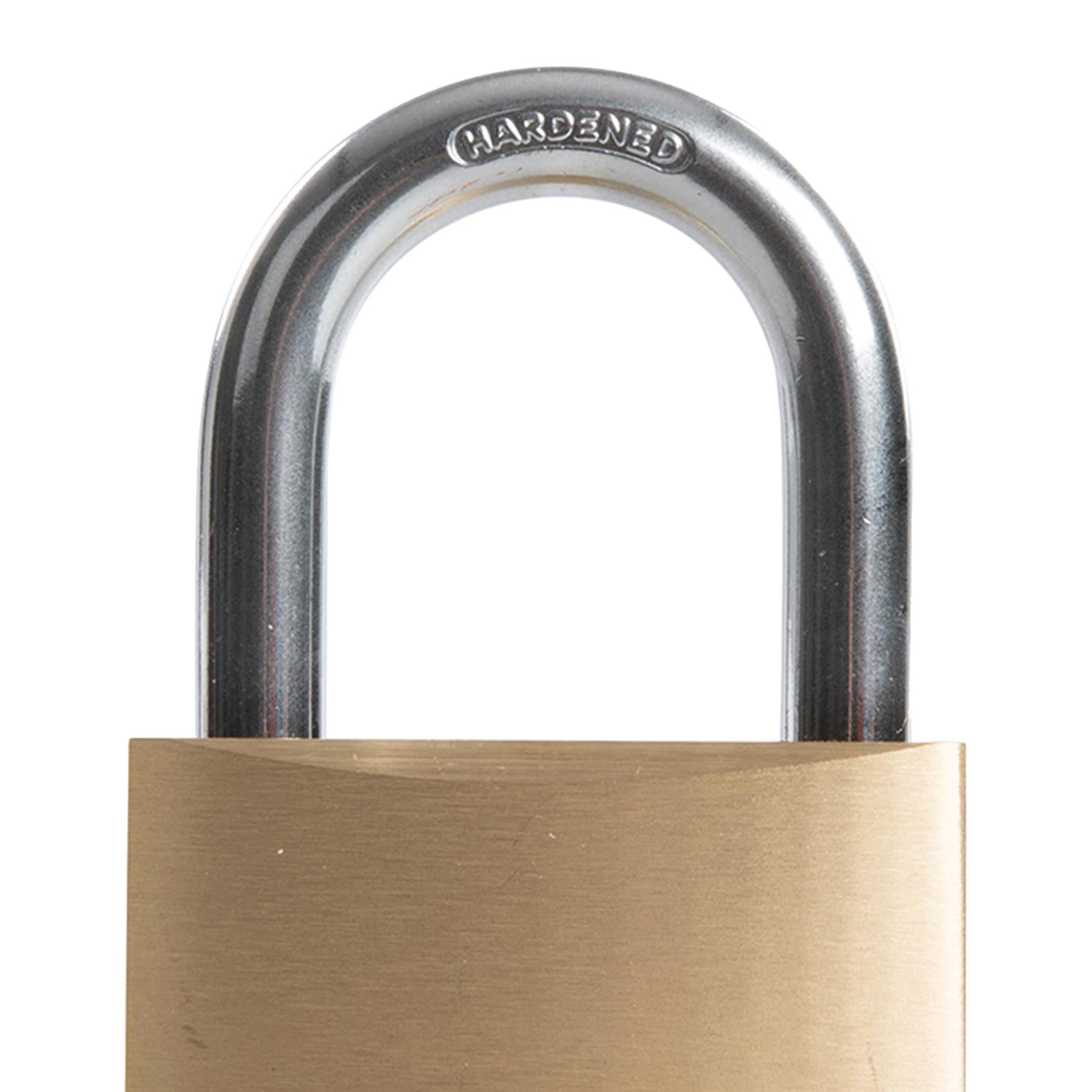 Solid Brass 60mm Padlock Strong Camping Travel Tent Backpack Lock-3 keys