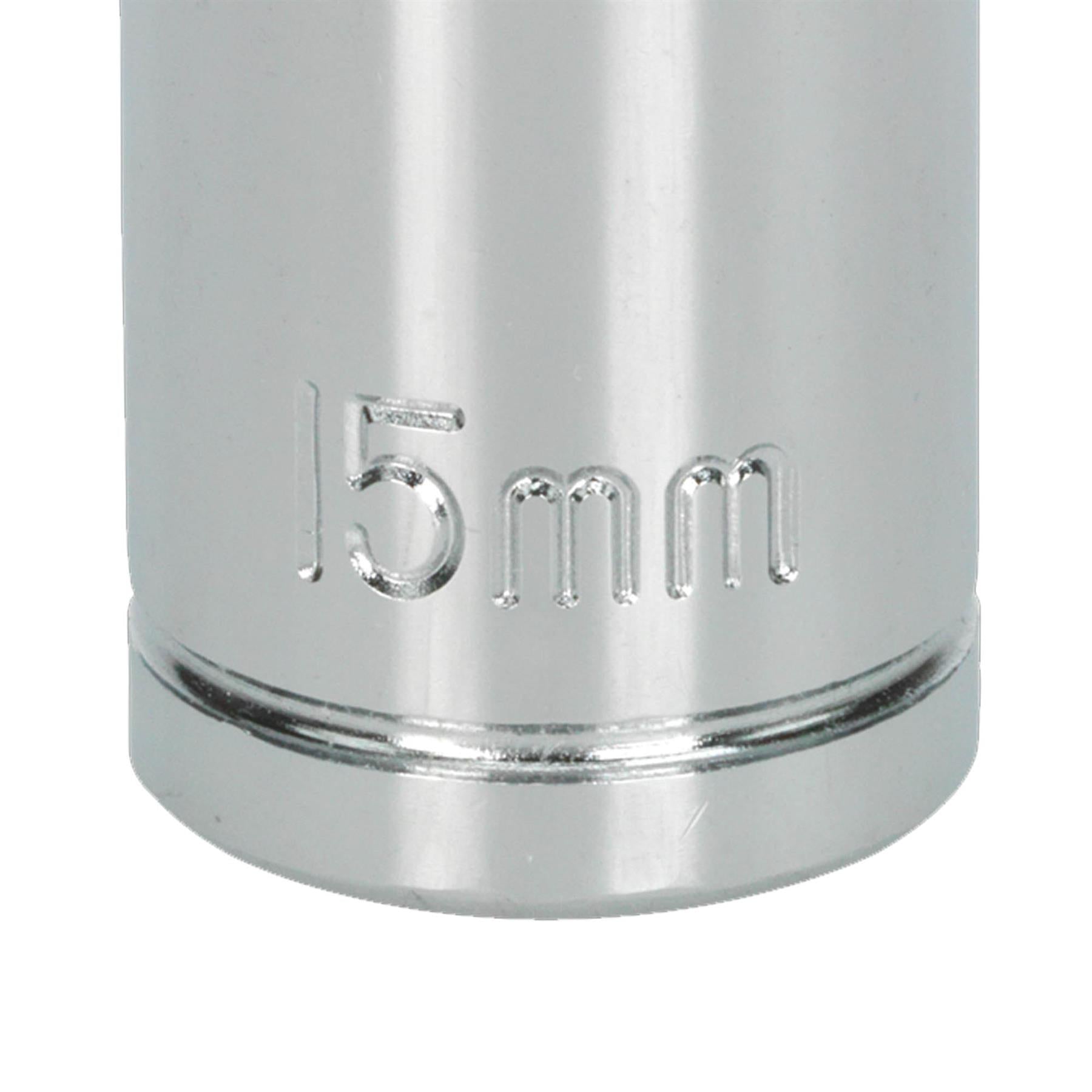Sealey WallDrive Socket 15mm 1/2"Sq Drive