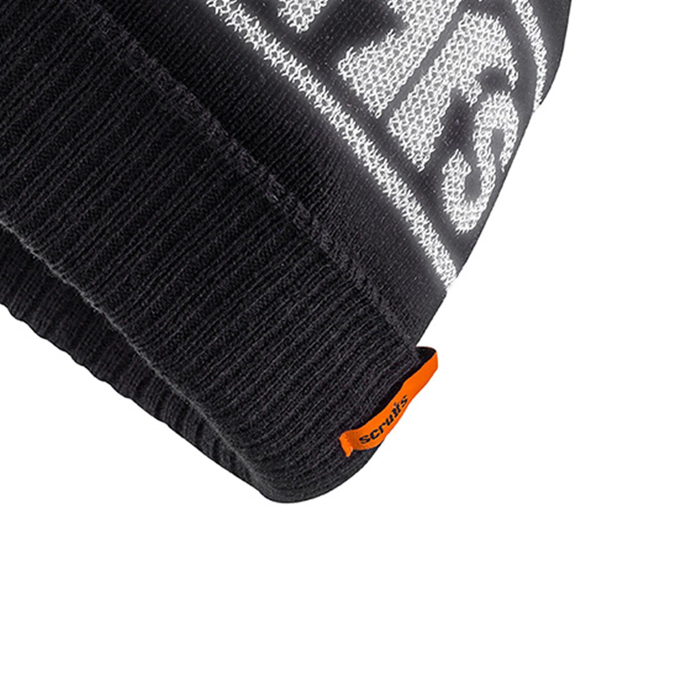Scruffs Trade Reflective Beanie Reflective Black
