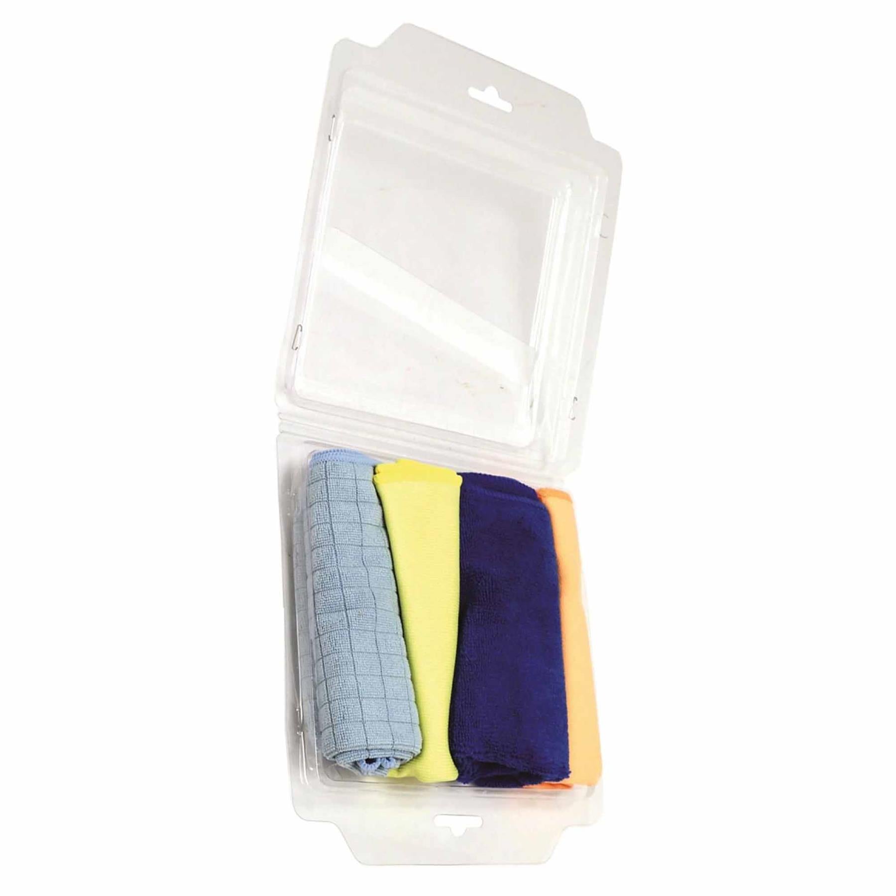 4 Piece Microfiber Cloth Set