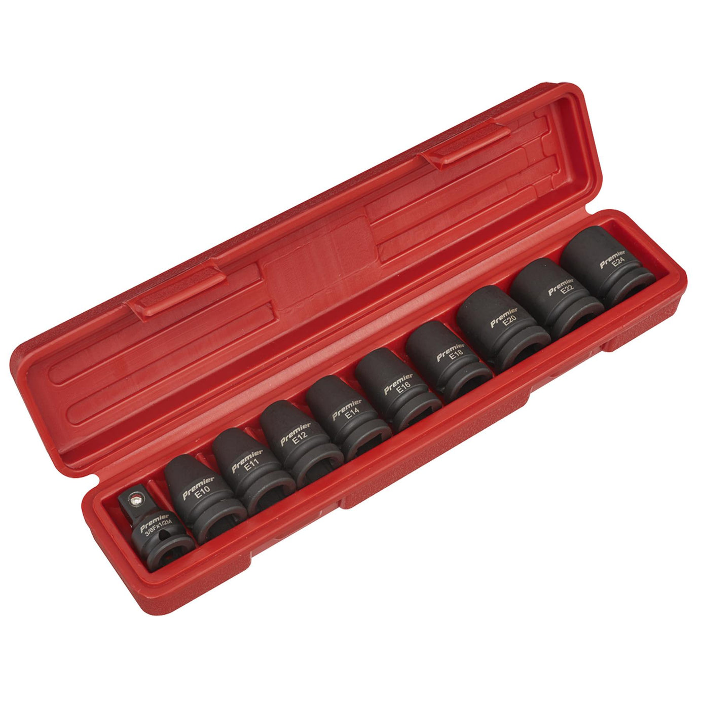 Sealey 10pc 1/2"Sq Drive Impact TRX-Star Female Socket Set