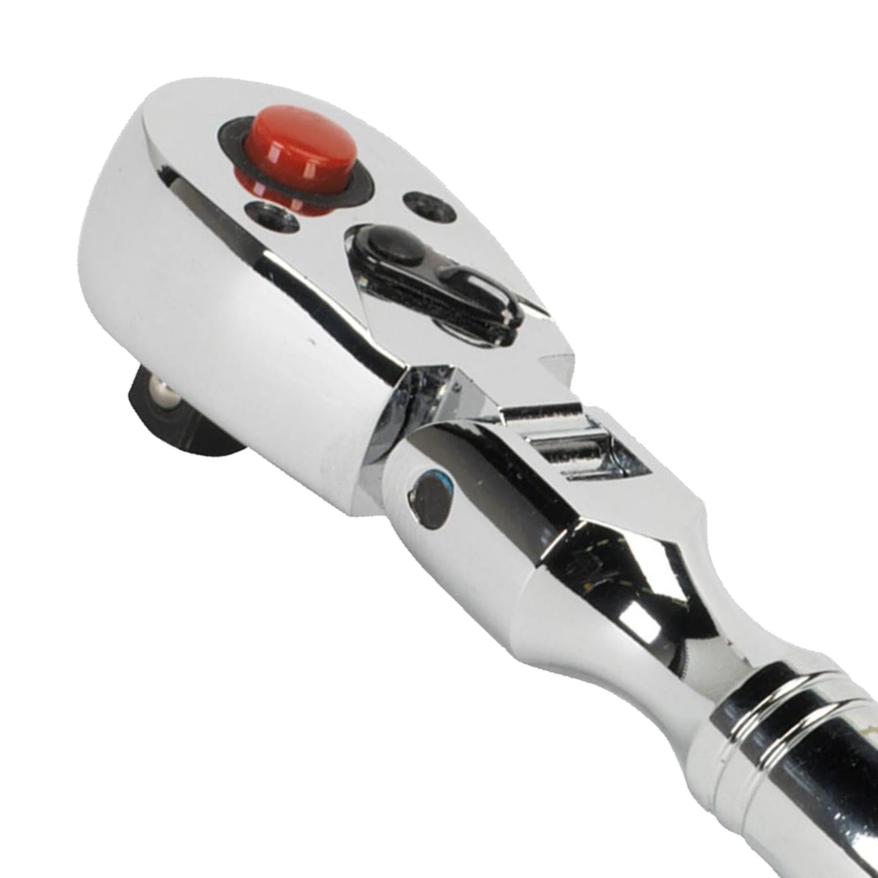 Sealey Ratchet Wrench Flexi-Head Stubby 3/8"Sq Drive